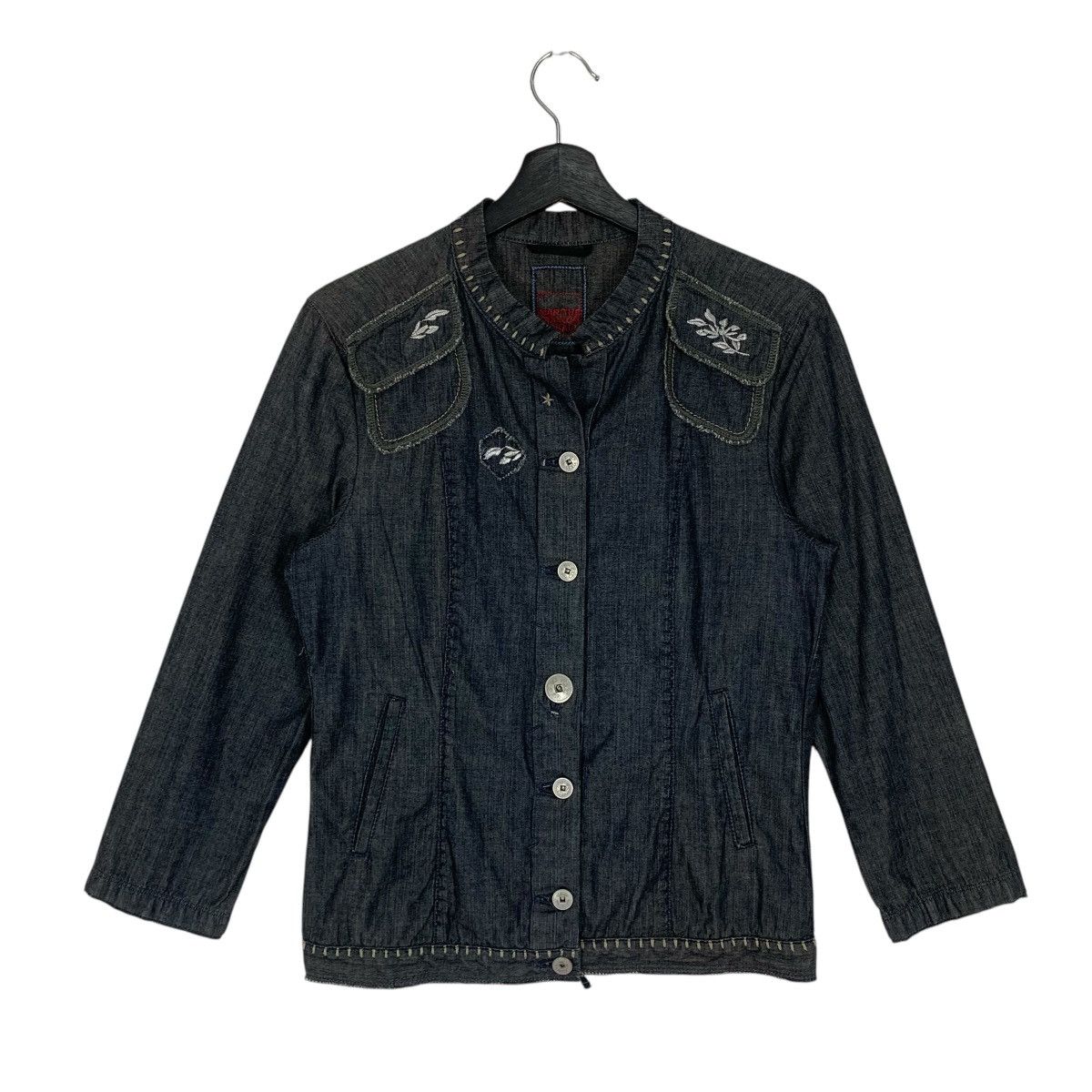 Designer Marithe & Francois Girbaud Designer Luxury Denim Jacket Size XS / US 0-2 / IT 36-38 - 1 Thumbnail