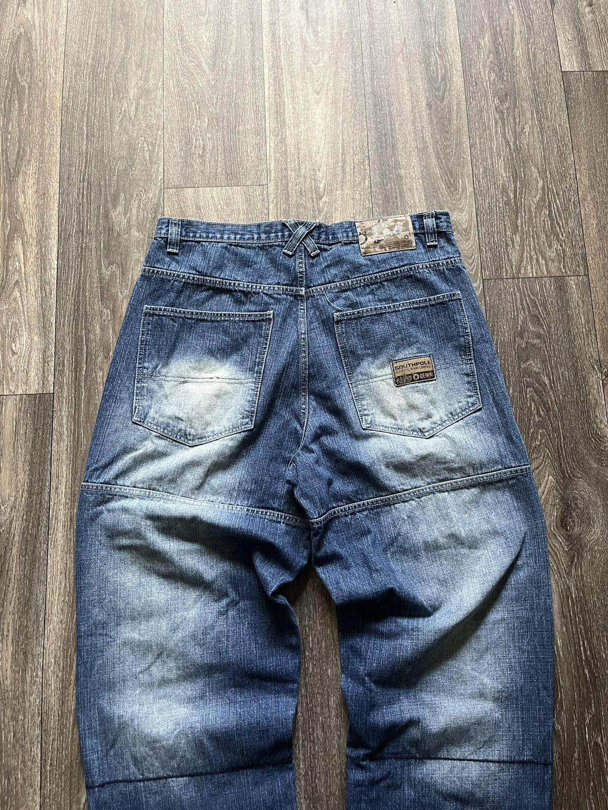 Southpole BAGGY VINTAGE Y2K SOUTHPOLE MULTI POCKET JEANS Size US 36 / EU 52 - 7 Thumbnail