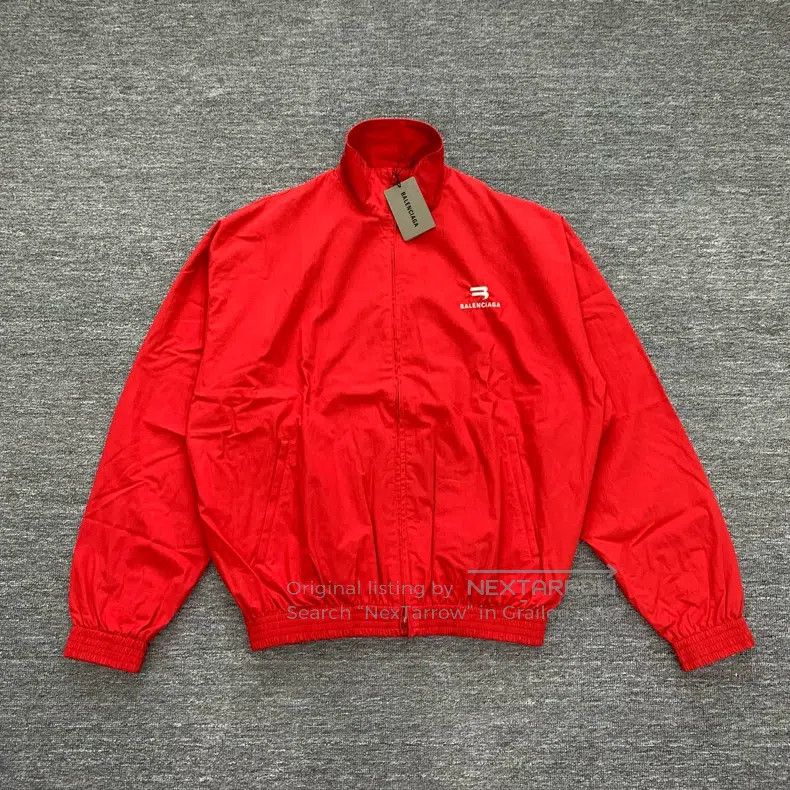 Balenciaga Red Double Hook Outdoor Jacket/Size 36