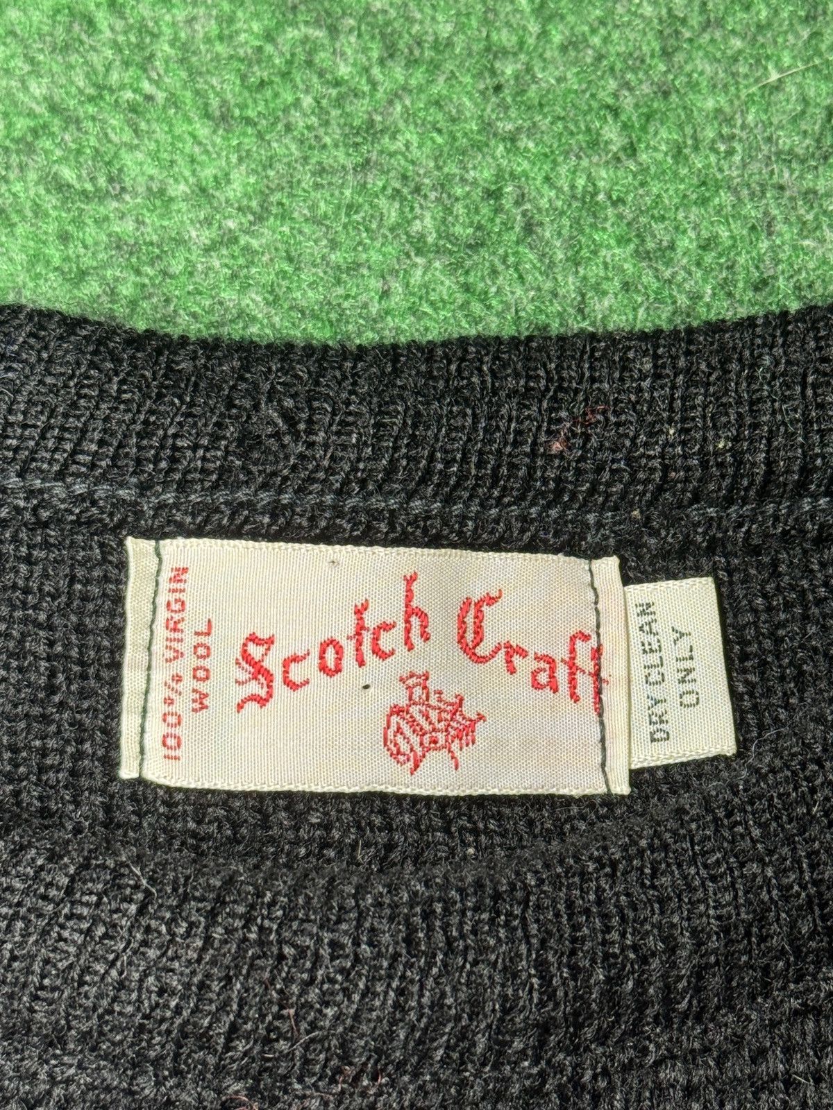 Vintage Scotch Craft Rainbow Stripe 70s Wool 17.5x24 Retro Sweater Size US S / EU 44-46 / 1 - 2 Thumbnail