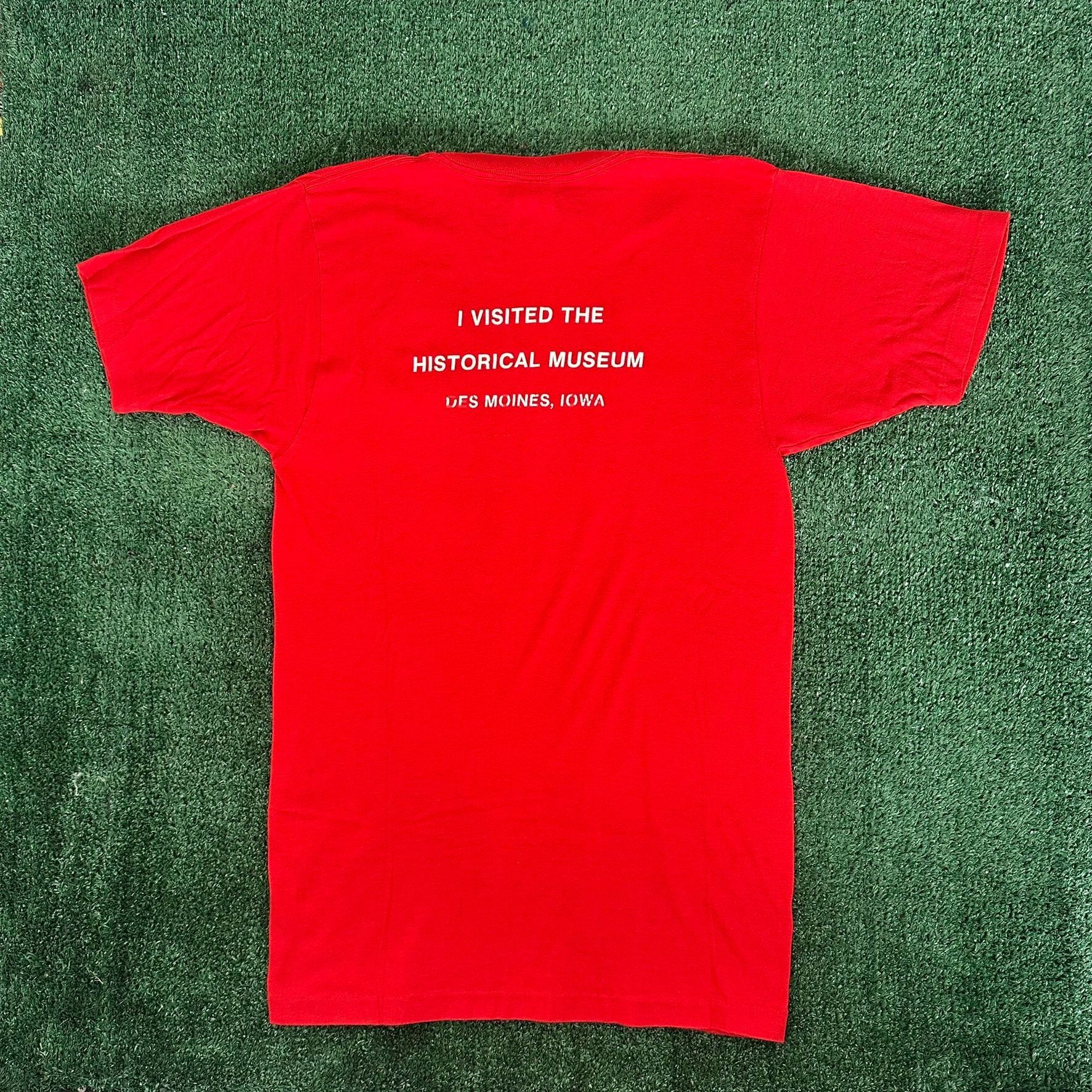 Vintage Vintage 80s Iowa Museum T-Shirt State Historical Society Tee Size US M / EU 48-50 / 2 - 5 Thumbnail