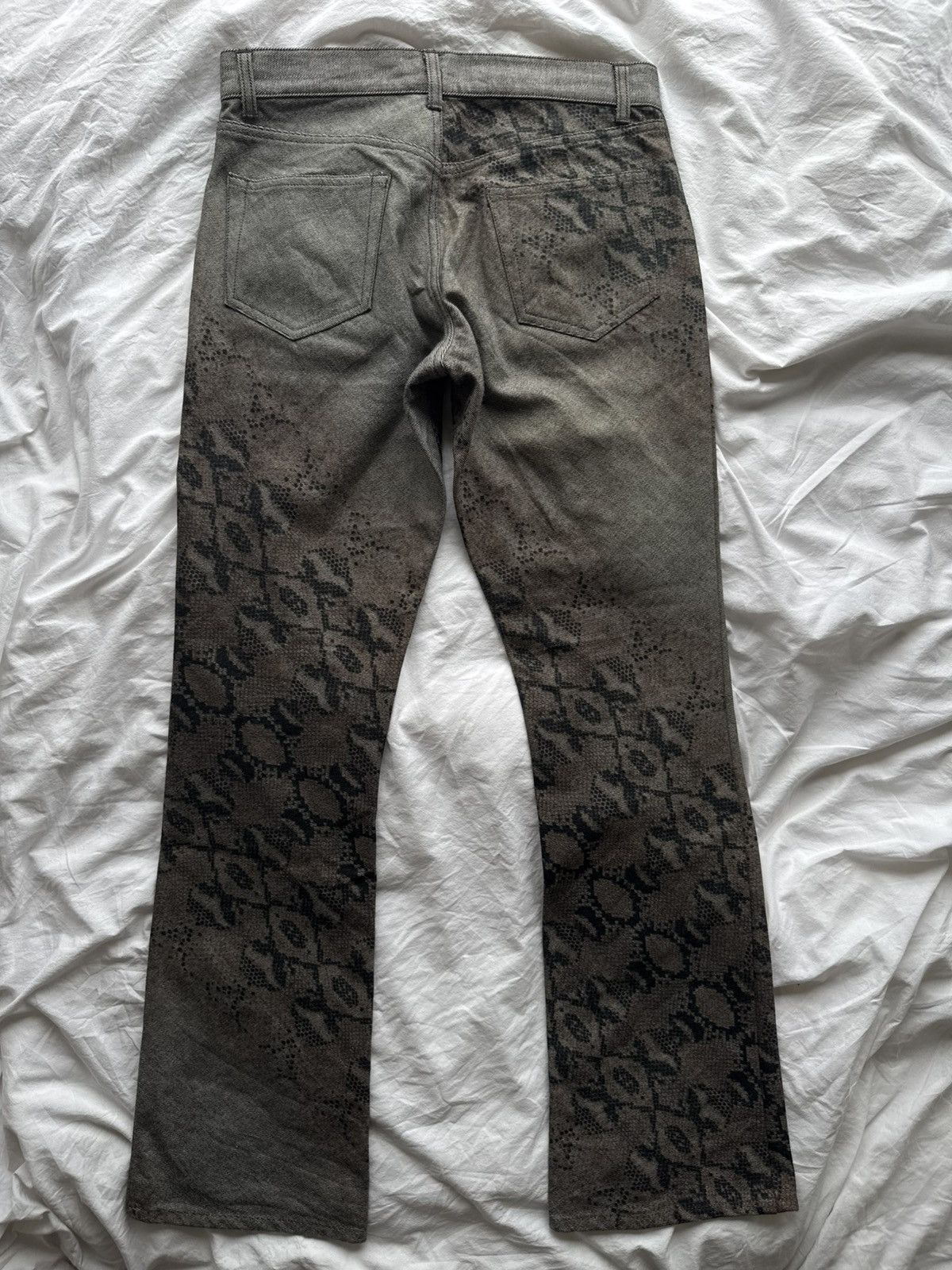 5351 POUR LES HOMMES Rare 5351 Python Jeans Size US 32 / EU 48 - 2 Thumbnail