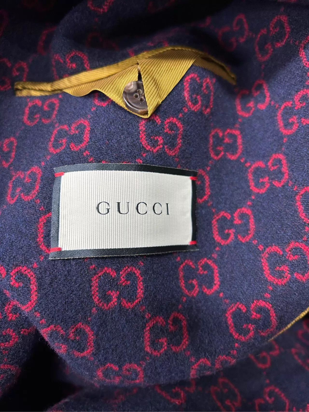 Gucci Gucci GG Allover Long Blazer Brand New Rare Large Size US L / EU 52-54 / 3 - 3 Thumbnail