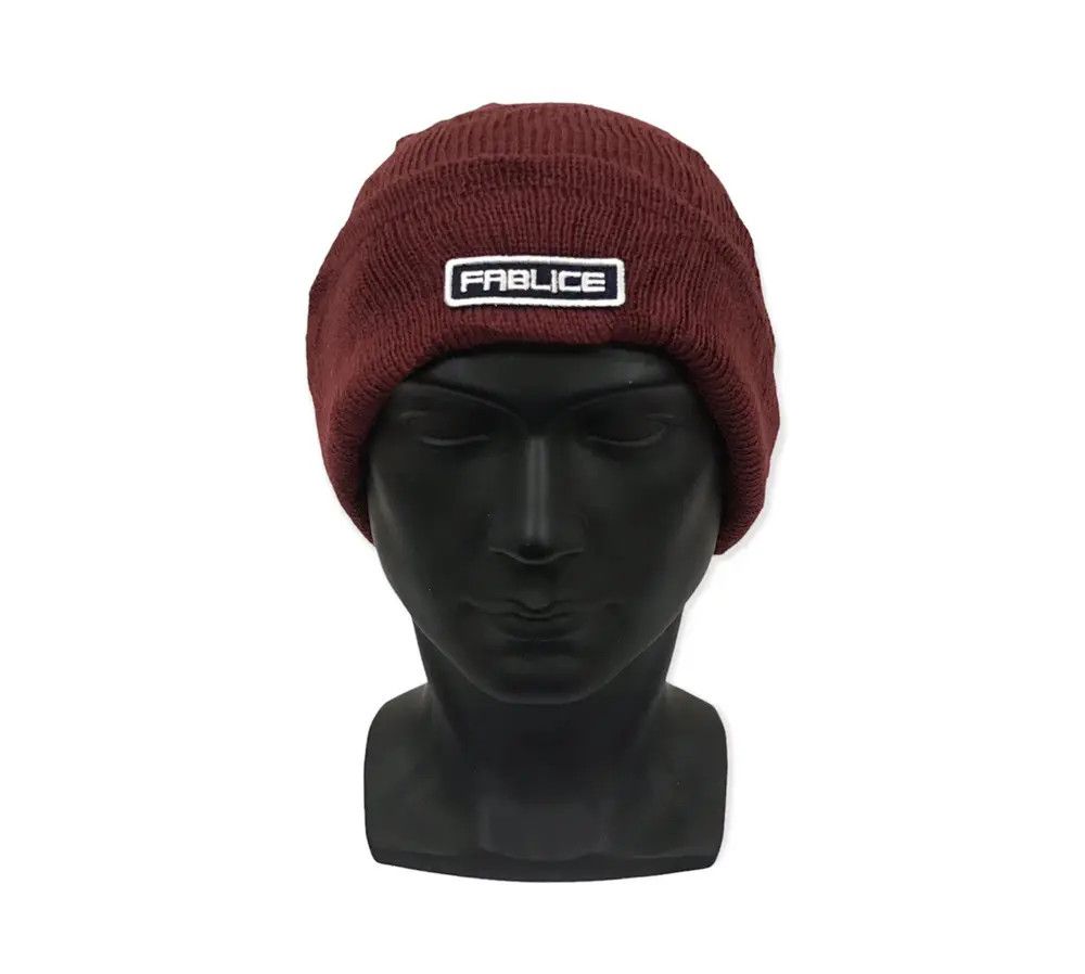 Japanese Brand × Vintage Fablice Plain Beanie Hat Size ONE SIZE - 1 Thumbnail