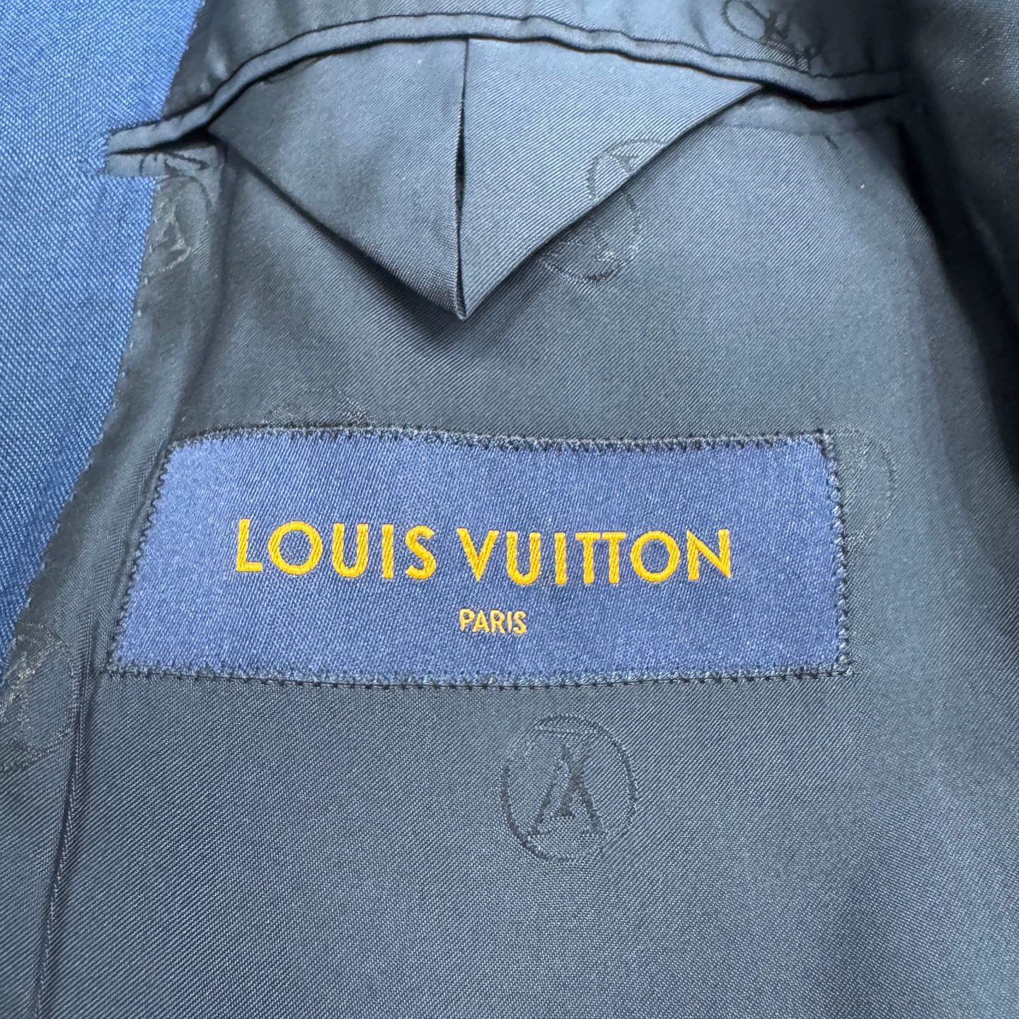 Louis Vuitton lv gray blue colorblock wool blazer Size US M / EU 48-50 / 2 - 2 Thumbnail