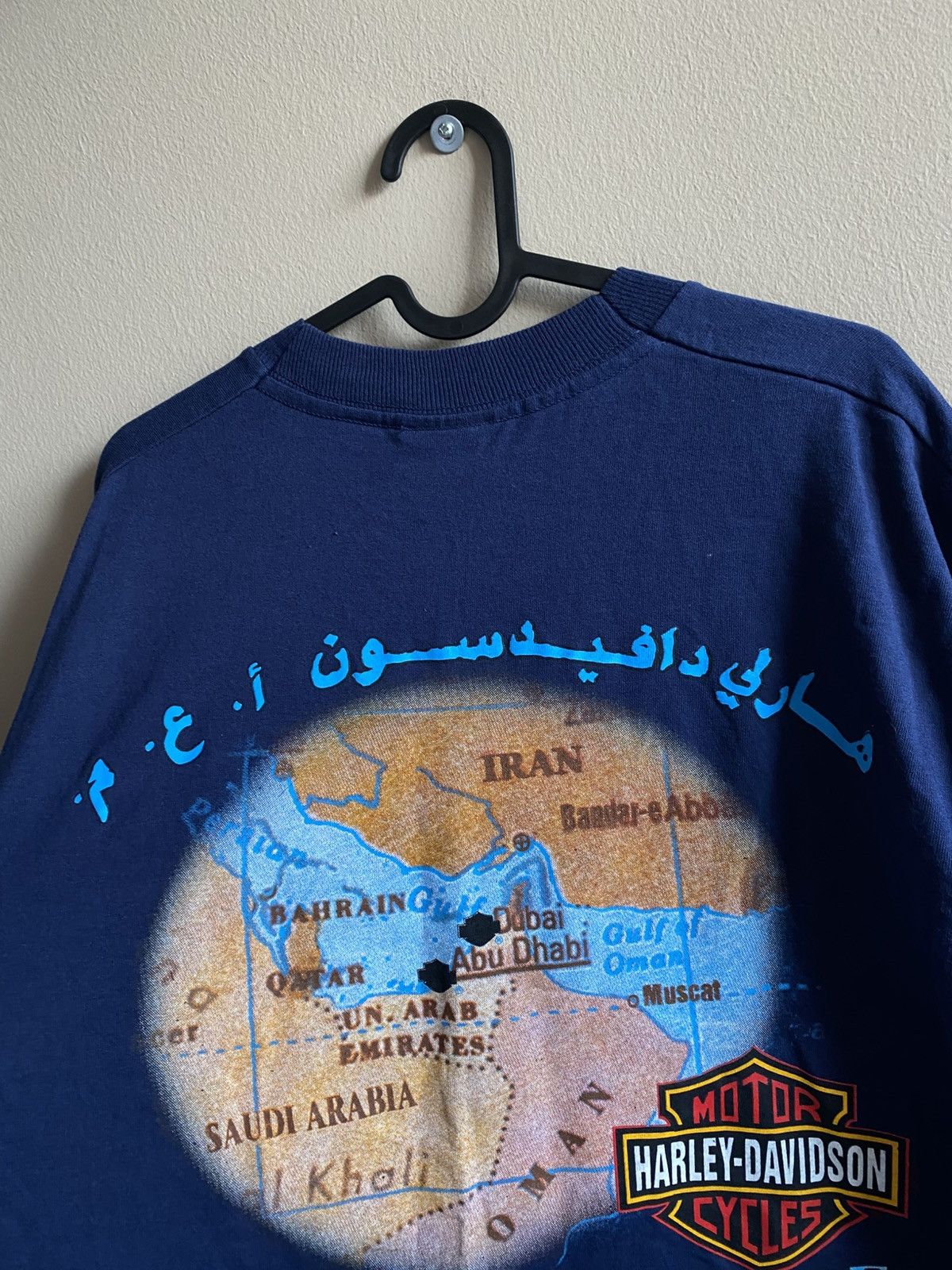 Harley Davidson Vintage 1996 Harley-Davidson Arab Emirates T-Shirt Size US L / EU 52-54 / 3 - 10 Thumbnail