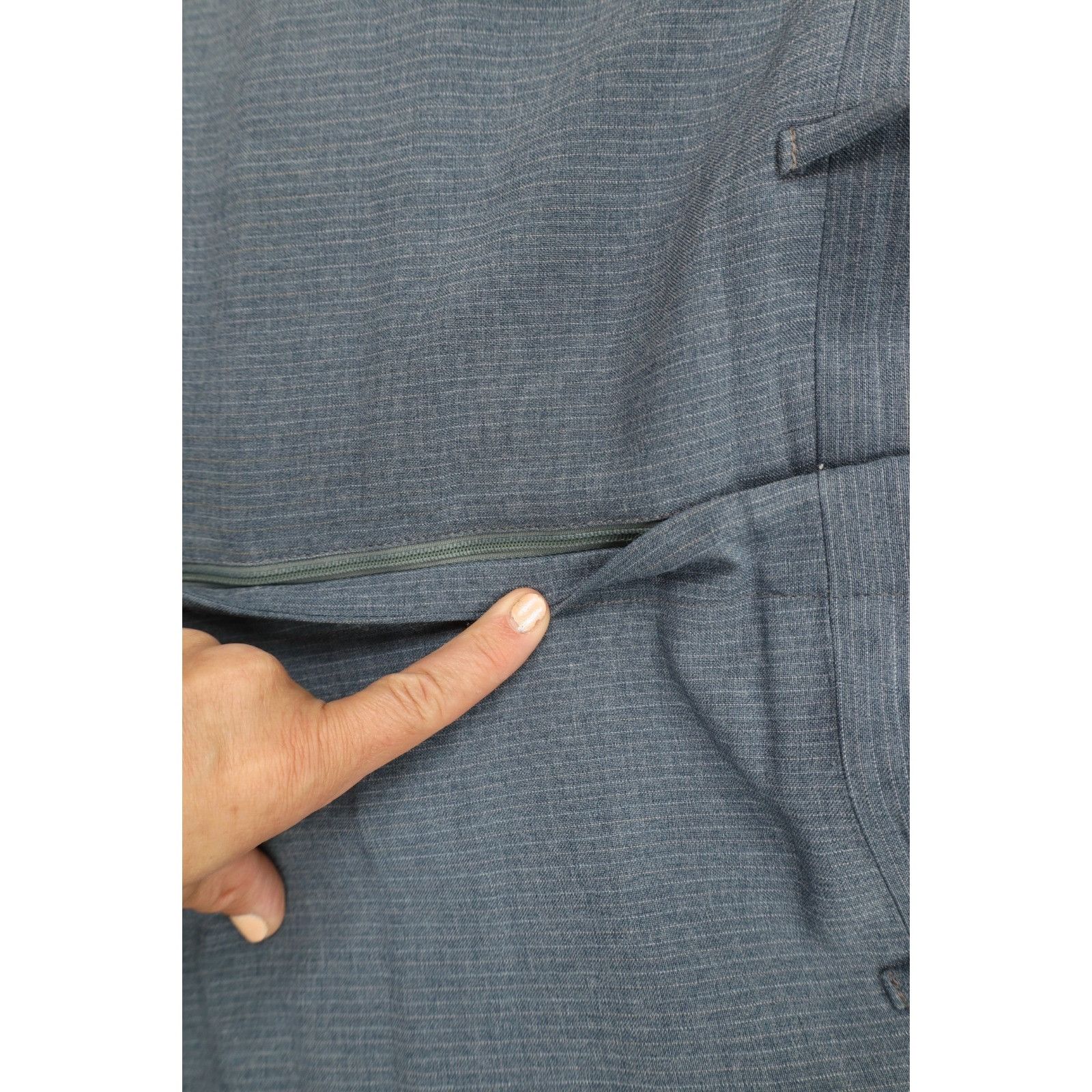 Vintage Vintage 70s Streetwear Pinstriped 2 Piece Wedding Suit Size 48L - 17 Thumbnail