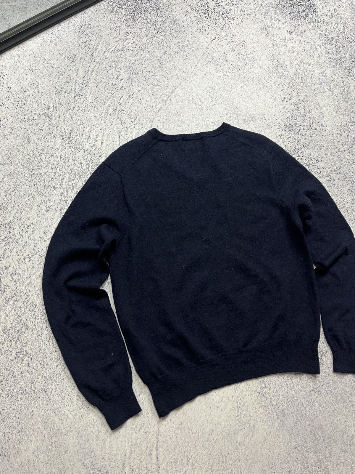 Polo Ralph Lauren × Vintage Luxury Polo Ralph Lauren V-Neck Jumper Merino Wool Sweater Size L / US 10 / IT 46 - 9 Thumbnail