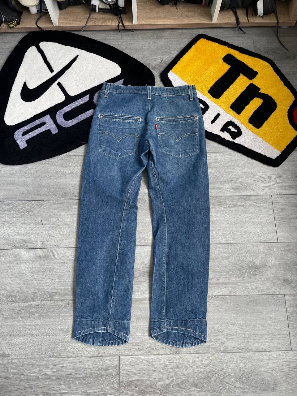 Levi's × Streetwear × Vintage vintage rare levis made in usa blue denim jeans Size US 30 / EU 46 - 2 Thumbnail