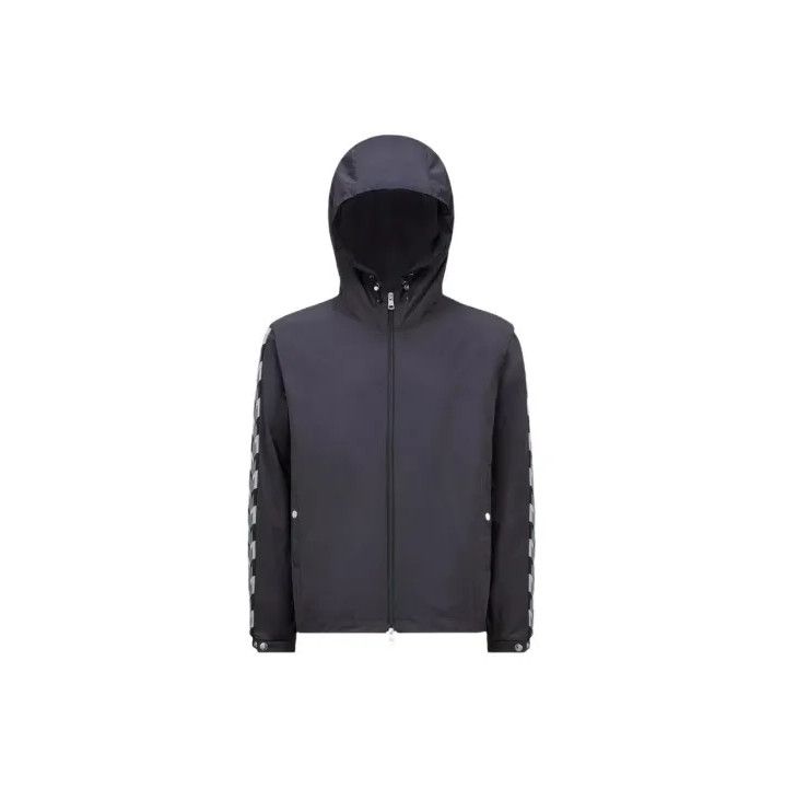 Moncler Moncler Moyse Striped Hooded Zip Down Jacket Size US M / EU 48-50 / 2 - 1 Thumbnail