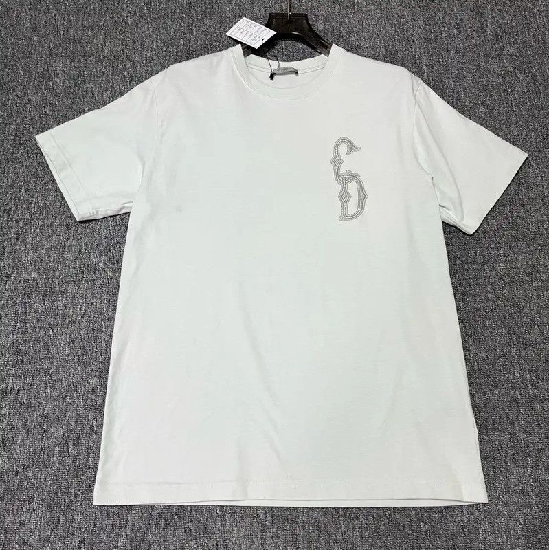 Dior Dior Summer Light Green Cotton Men’s T-Shirt 0089 Size US M / EU 48-50 / 2 - 1 Thumbnail