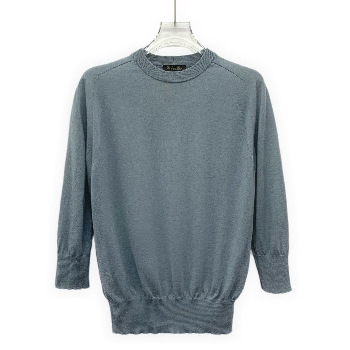 Loro Piana Loro Piana Blue Cashmere Long Sleeve Knit Sweater K26WX Size US XS / EU 42 / 0 - 1 Thumbnail