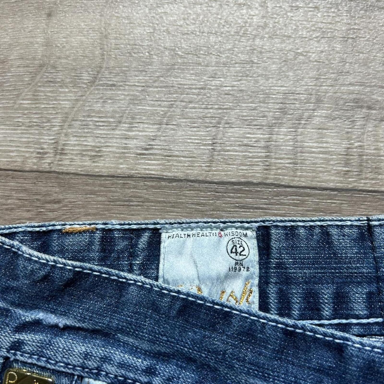 Other Sick y2k Parish Baggy Denim Embroidered Jeans size 42 Size US 42 / EU 58 - 6 Thumbnail