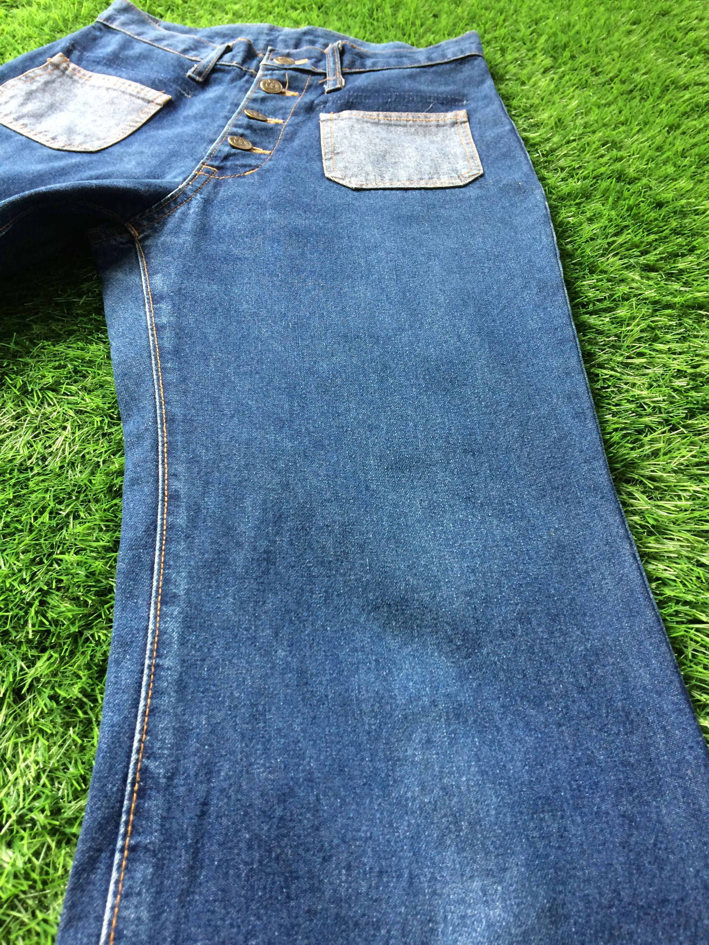 Japanese Brand × Jean Japanese Sailor Colorblock Denim Jeans D-708 Size 25" / US 0 / IT 36 - 7 Thumbnail