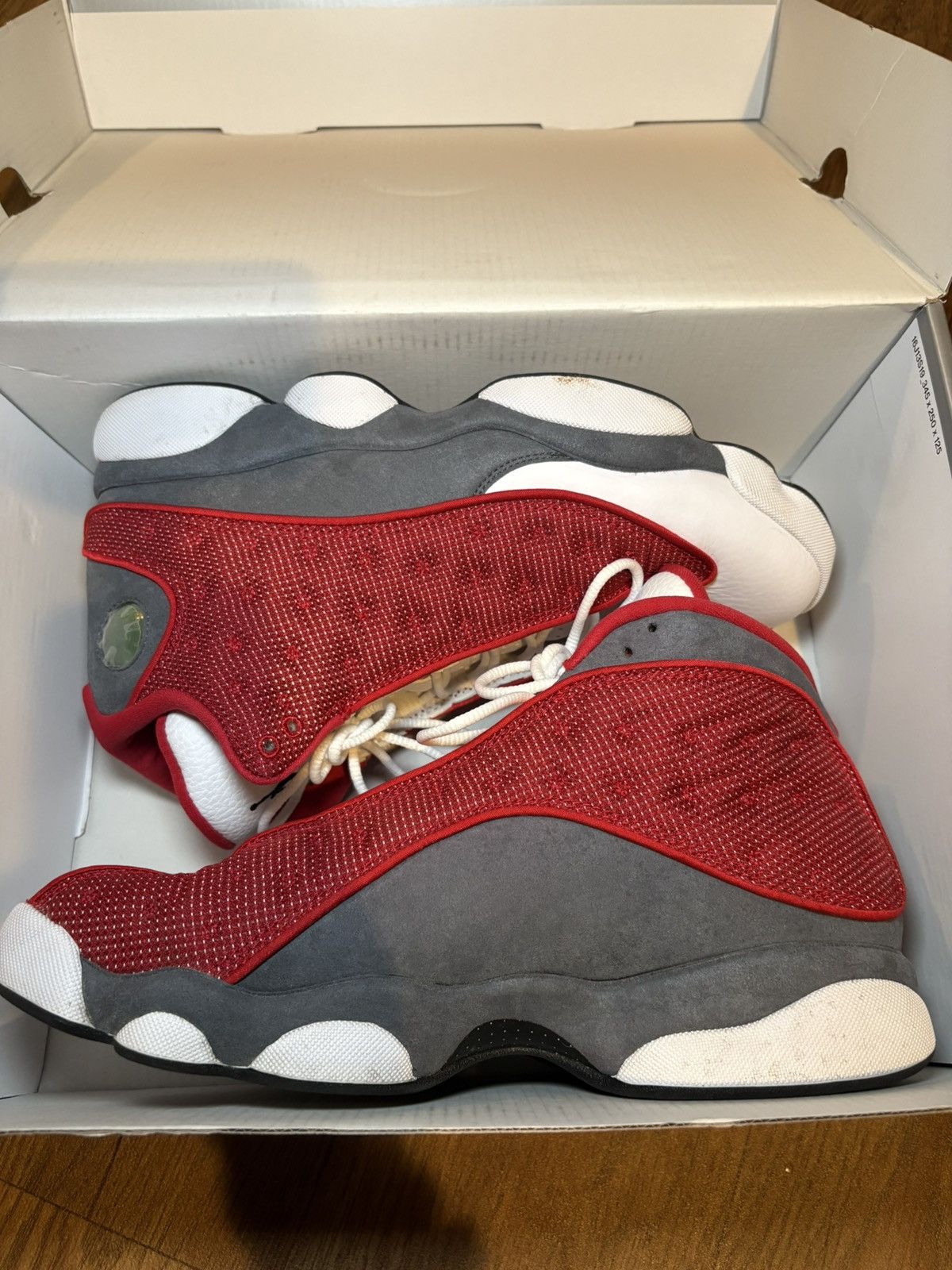 Jordan Brand Air Jordan 13s Red Flint 9.5 Size US 9.5 / EU 42-43 - 6 Thumbnail