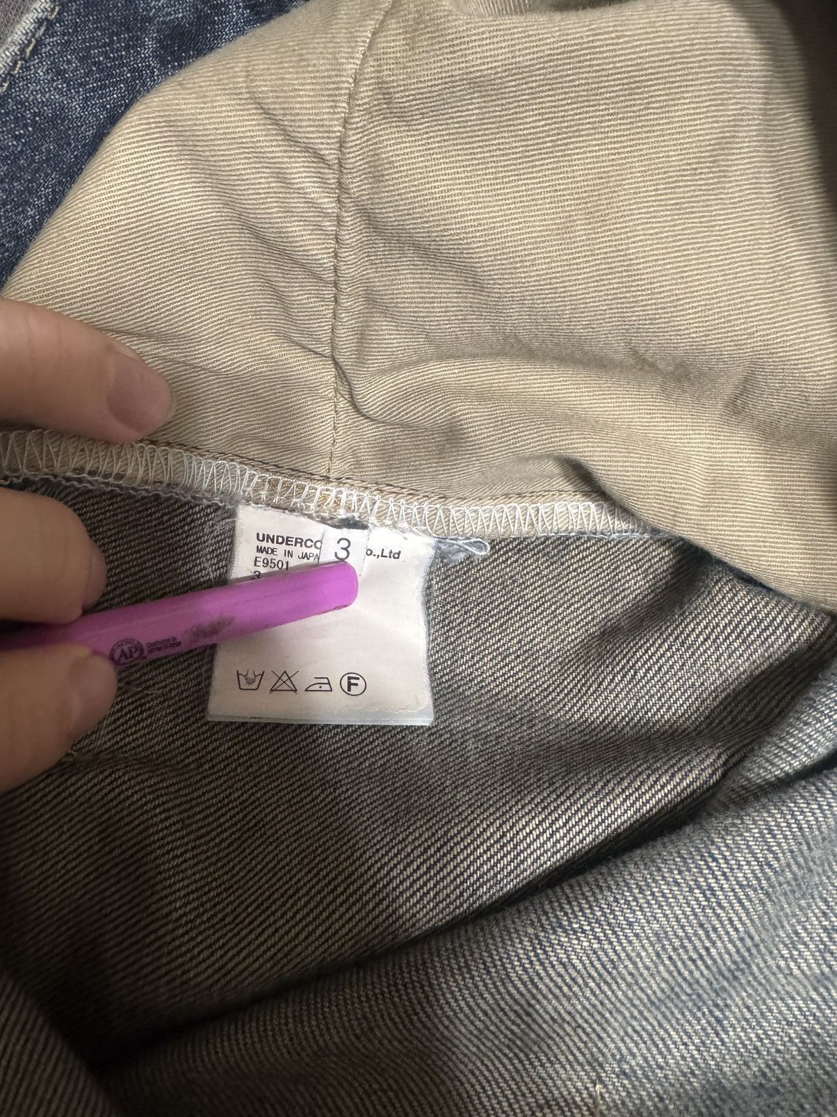 Undercover Undercover SS10 68 Blue Yarn Denim Size US 31 - 8 Thumbnail