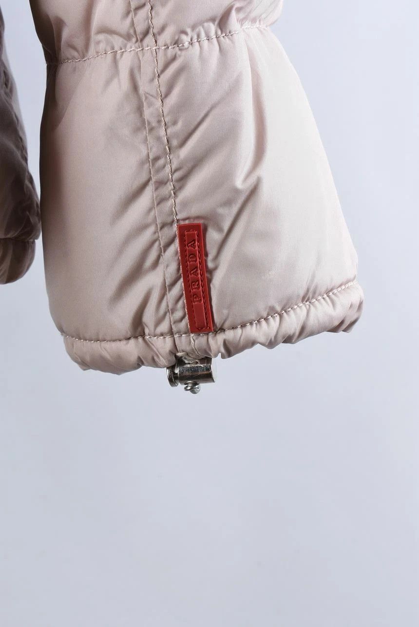 Prada Women's Prada Art. 280623 Down Puffer Jacket Nude Pink Beige Size US M / EU 48-50 / 2 - 5 Thumbnail