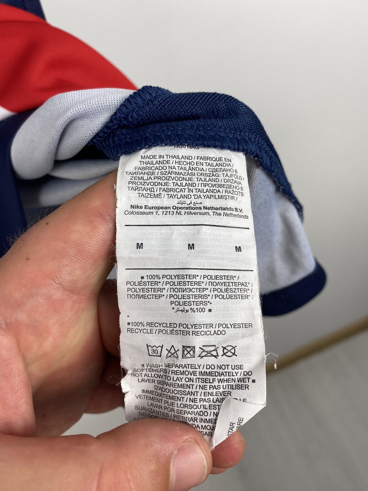 Nike PSG 2020 2021 #7 Mbappé Nike Football Jersey Juventus Real Size US M / EU 48-50 / 2 - 15 Thumbnail