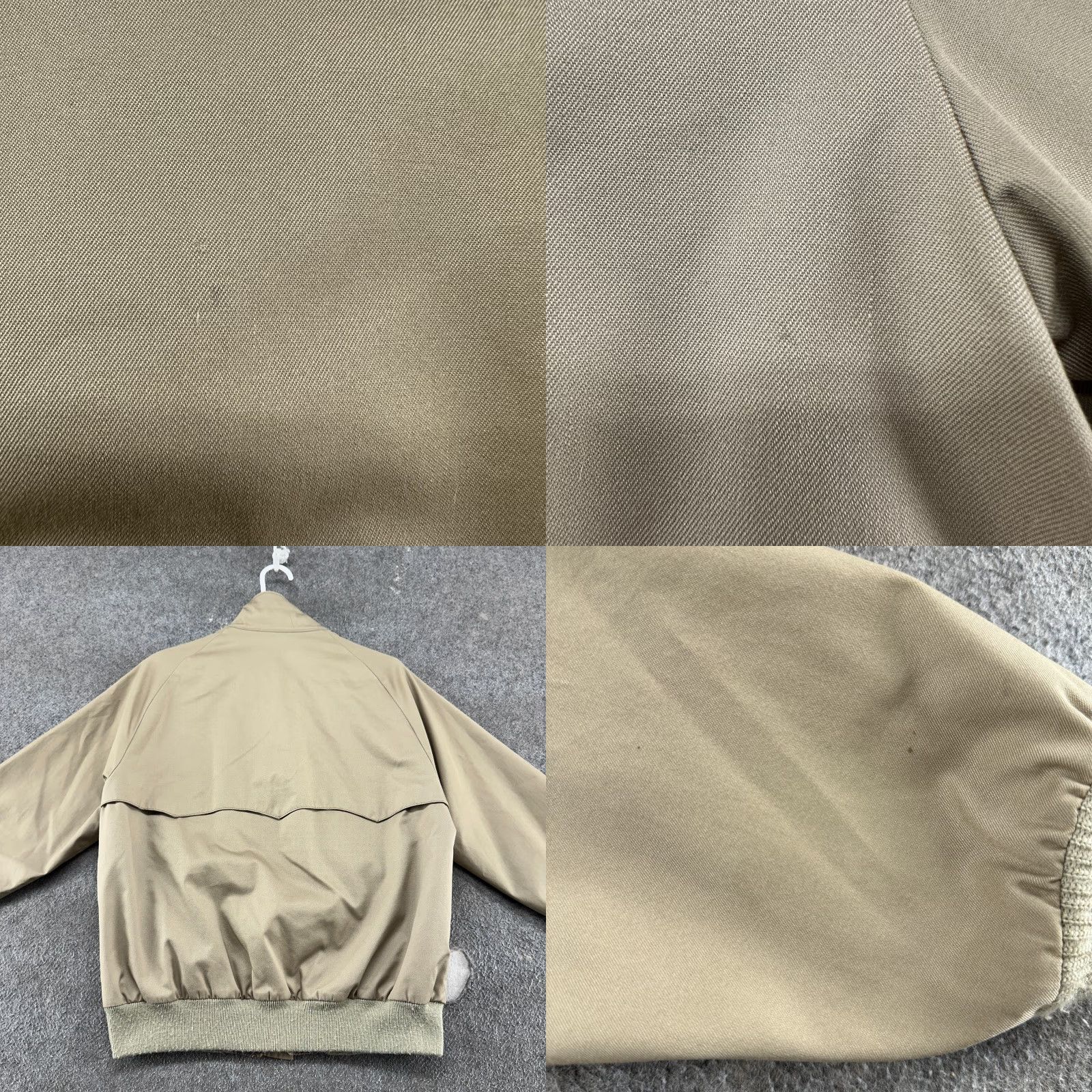 Ring Jacket VINTAGE Zero King Jacket Mens L 42 Beige Bomber Flannel Lined Button Talon 70s Size US XS / EU 42 / 0 - 9 Thumbnail