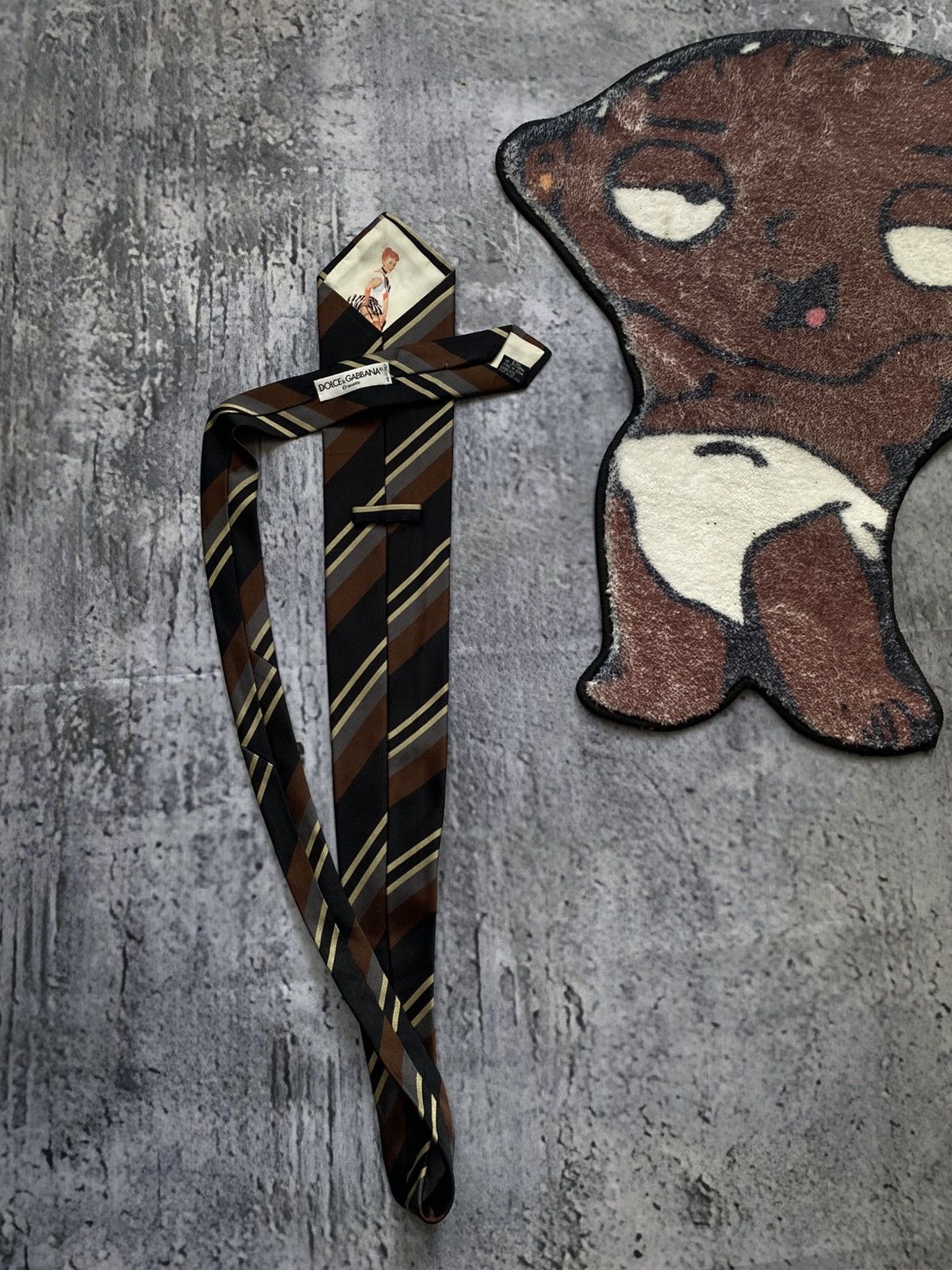 Dolce & Gabbana Dolce & Gabbana Tie, Authentic Made in Italy Classic Striped Size ONE SIZE - 2 Thumbnail