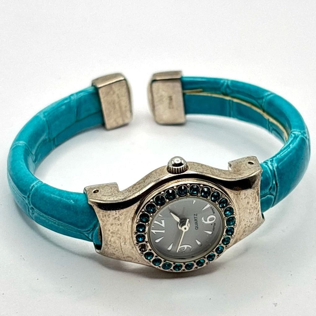 Other Y2K Blue Crystal Watch Size ONE SIZE - 3 Thumbnail