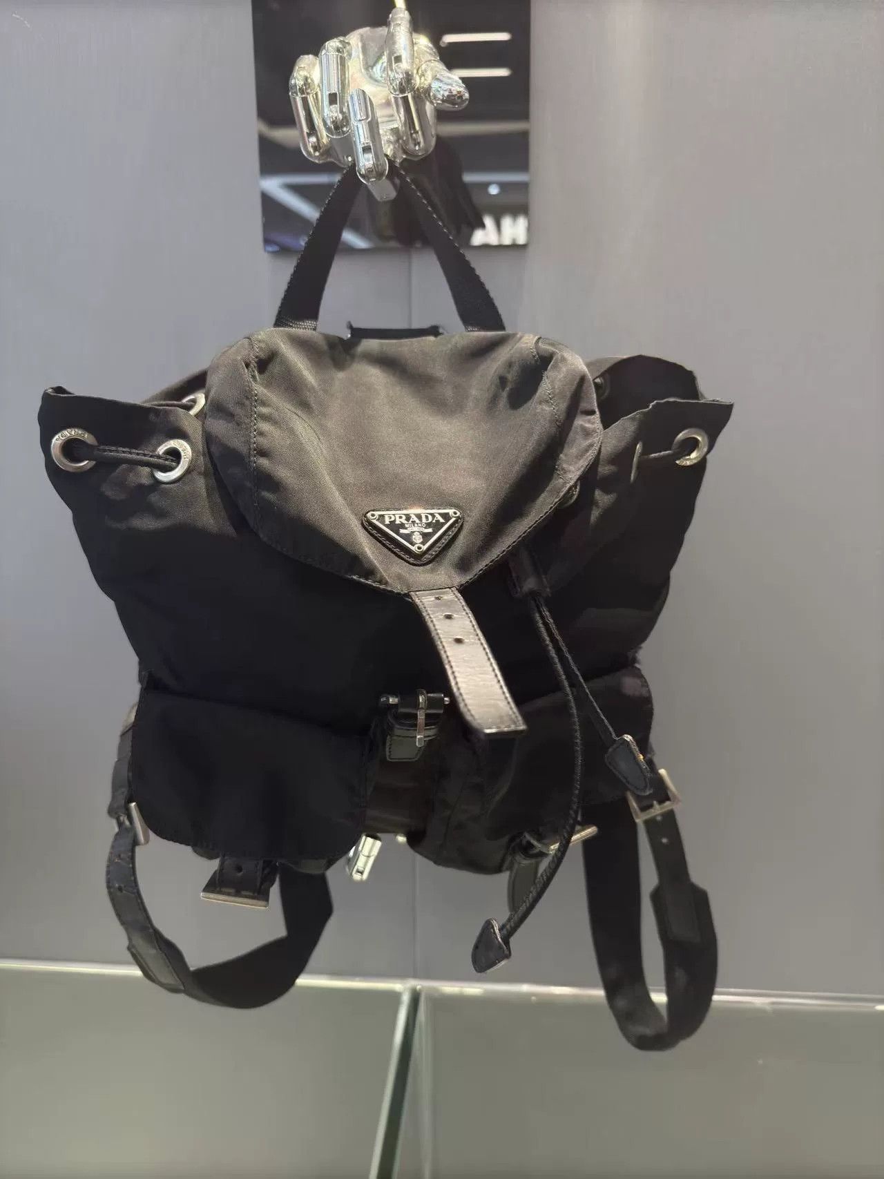 Prada Prada Nylon Backpack 25 Women Size ONE SIZE - 1 Thumbnail