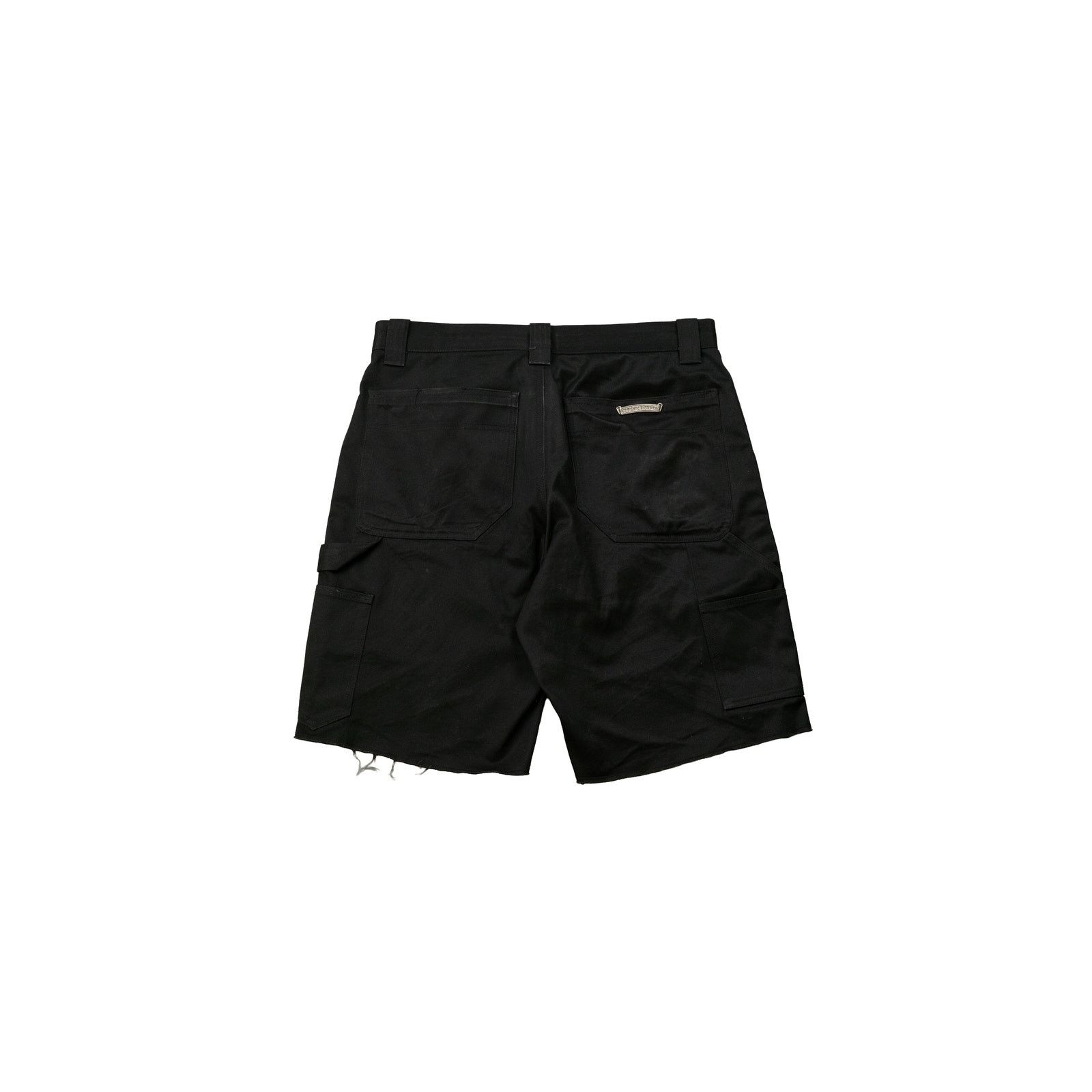 Chrome Hearts Black Double Knee Denim Shorts Size US 32 / EU 48 - 2 Thumbnail