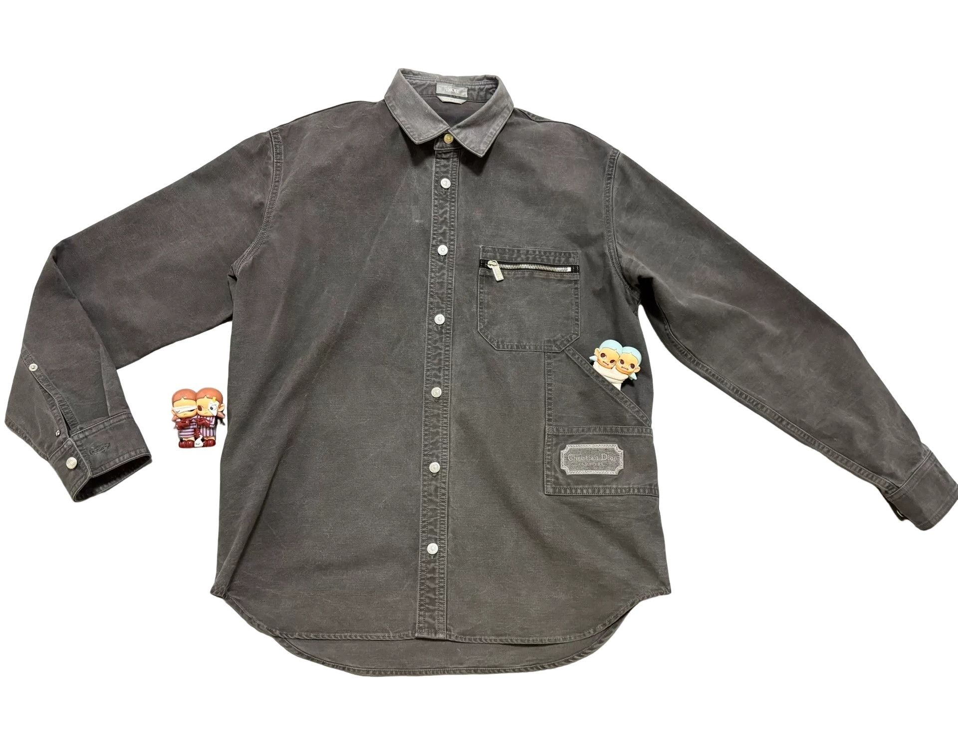 Dior Dior Couture Patch Shirt Size 39 Size US M / EU 48-50 / 2 - 1 Thumbnail