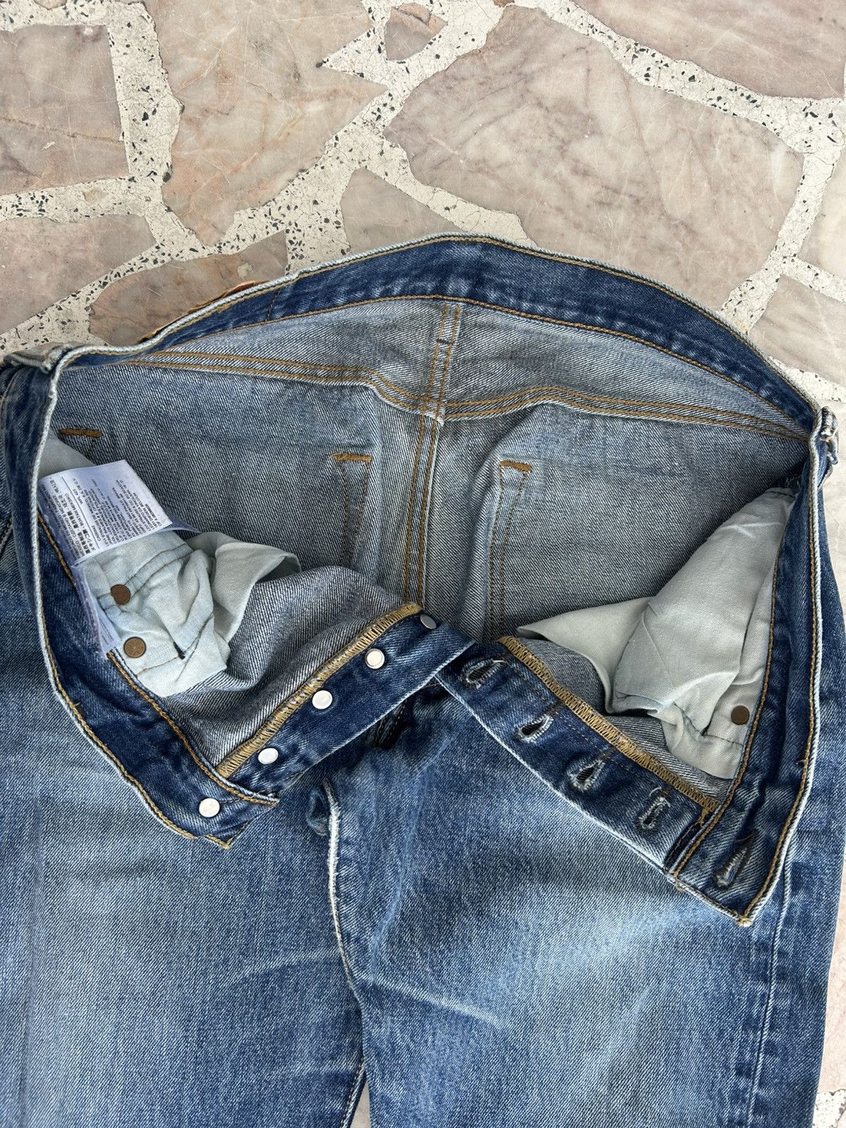 Levi's Levis W35 Ripped Denim Jeans Size US 35 - 7 Thumbnail