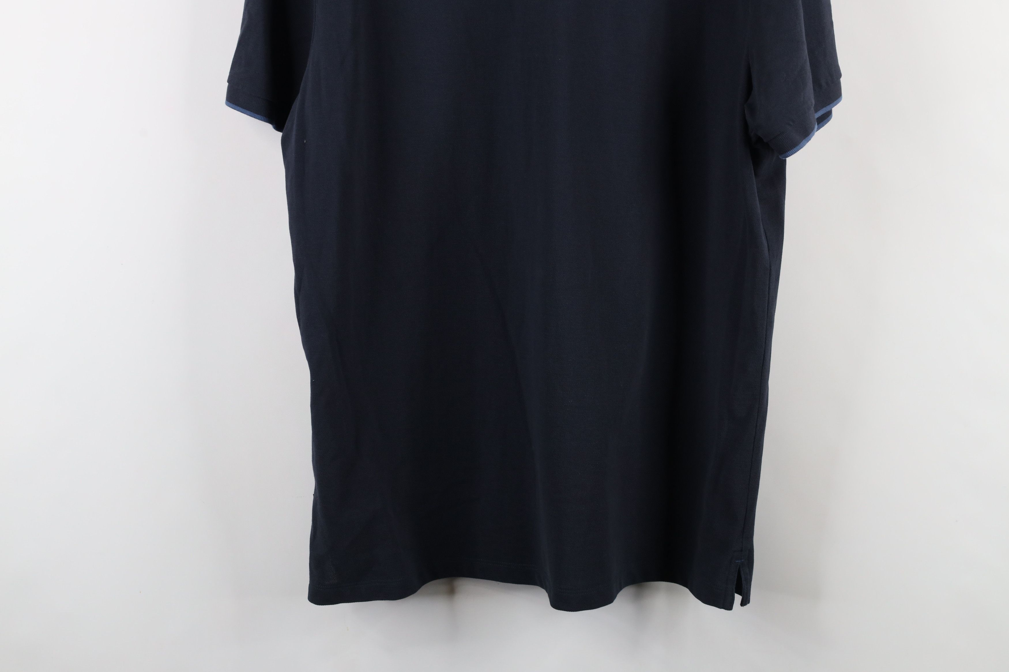 Hugo Boss × Vintage Hugo Boss Regular Fit Pima Cotton Collared Polo Shirt Blue Size US XXL / EU 58 / 5 - 11 Thumbnail