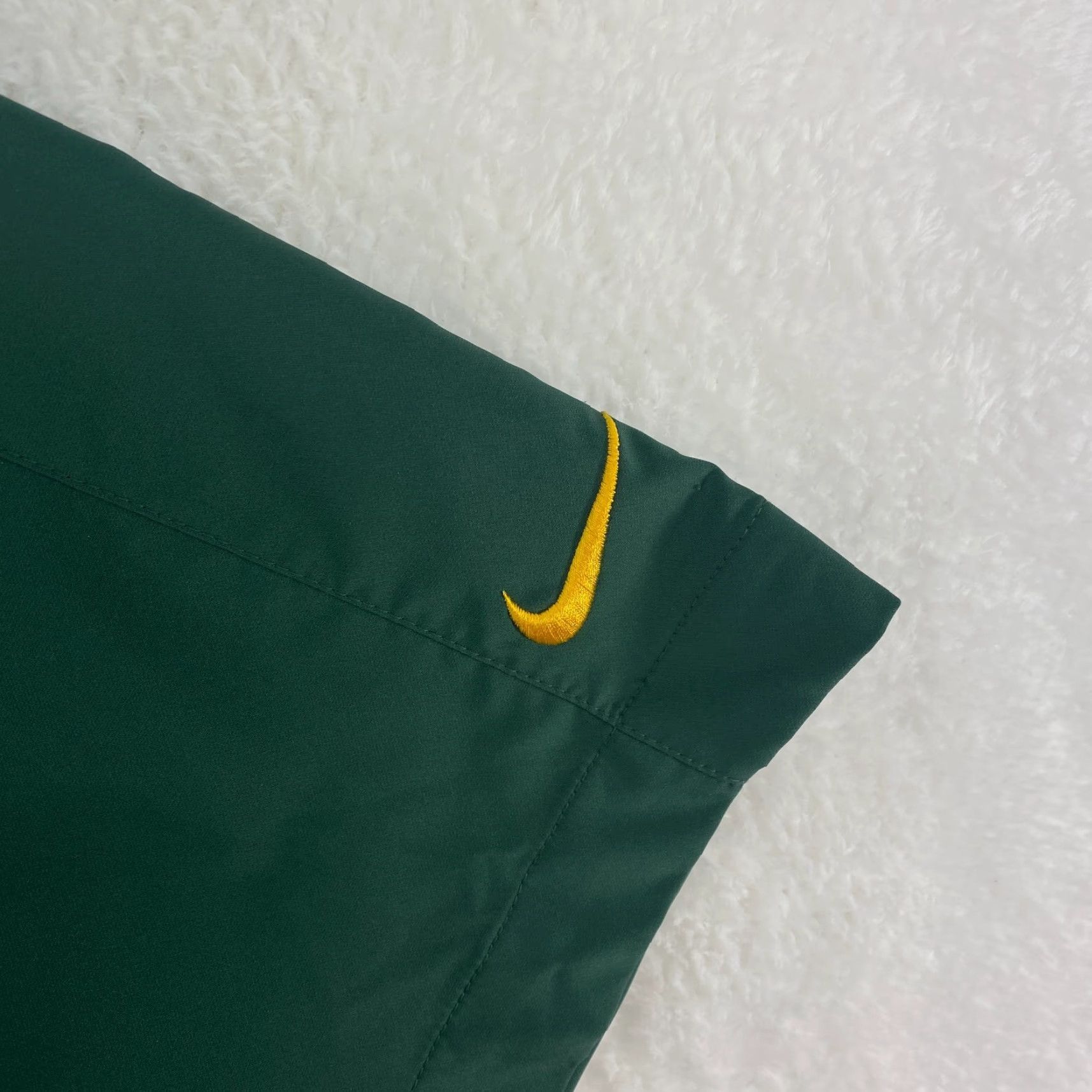 Nike Nike Dri-Fit On Field Apparel Packers Windbreaker Short Sleeve Small Green Size US 29 - 3 Thumbnail