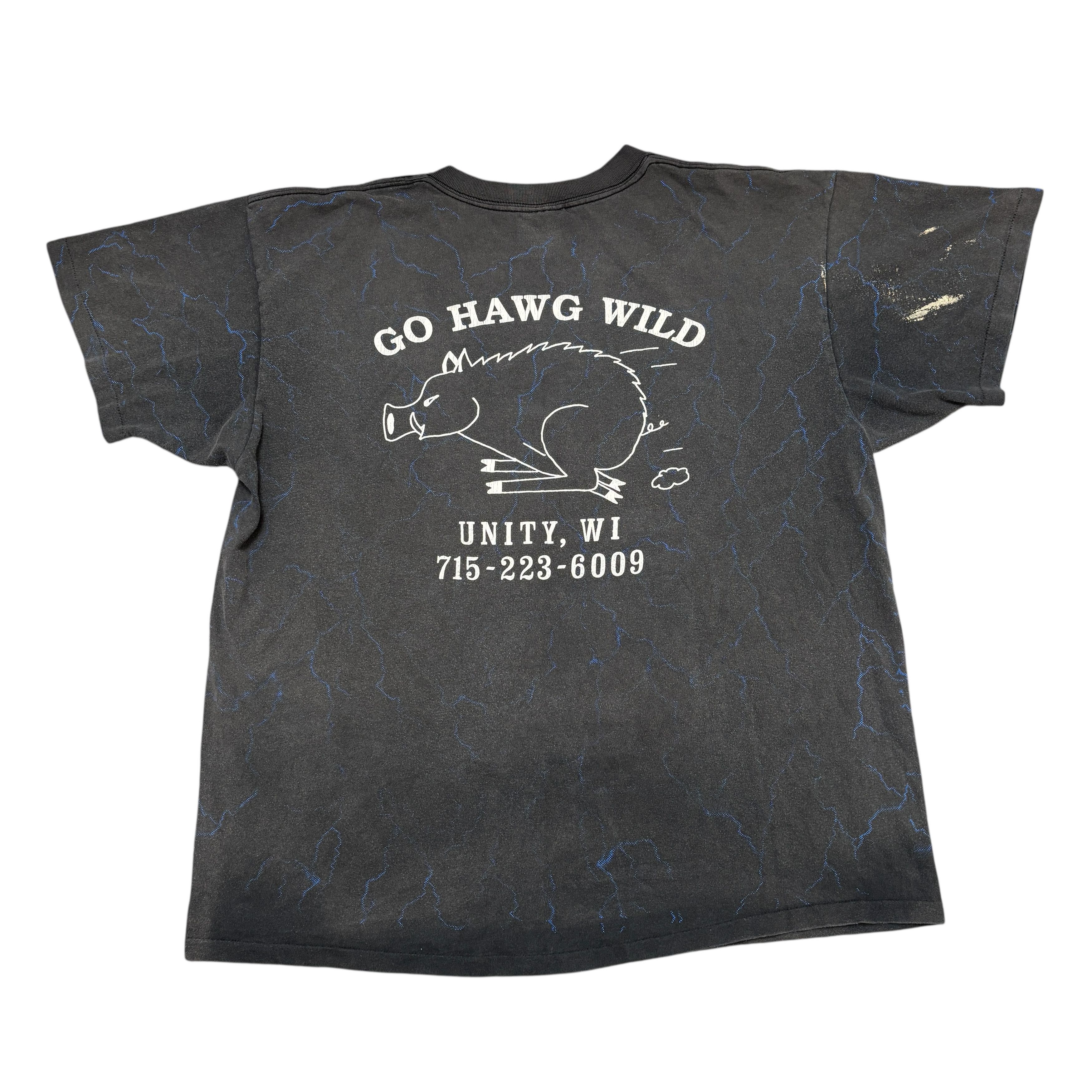 Vintage Vintage 3d Emblem Shirt 90s Single Stitch All Over Print Size US XL / EU 56 / 4 - 2 Thumbnail