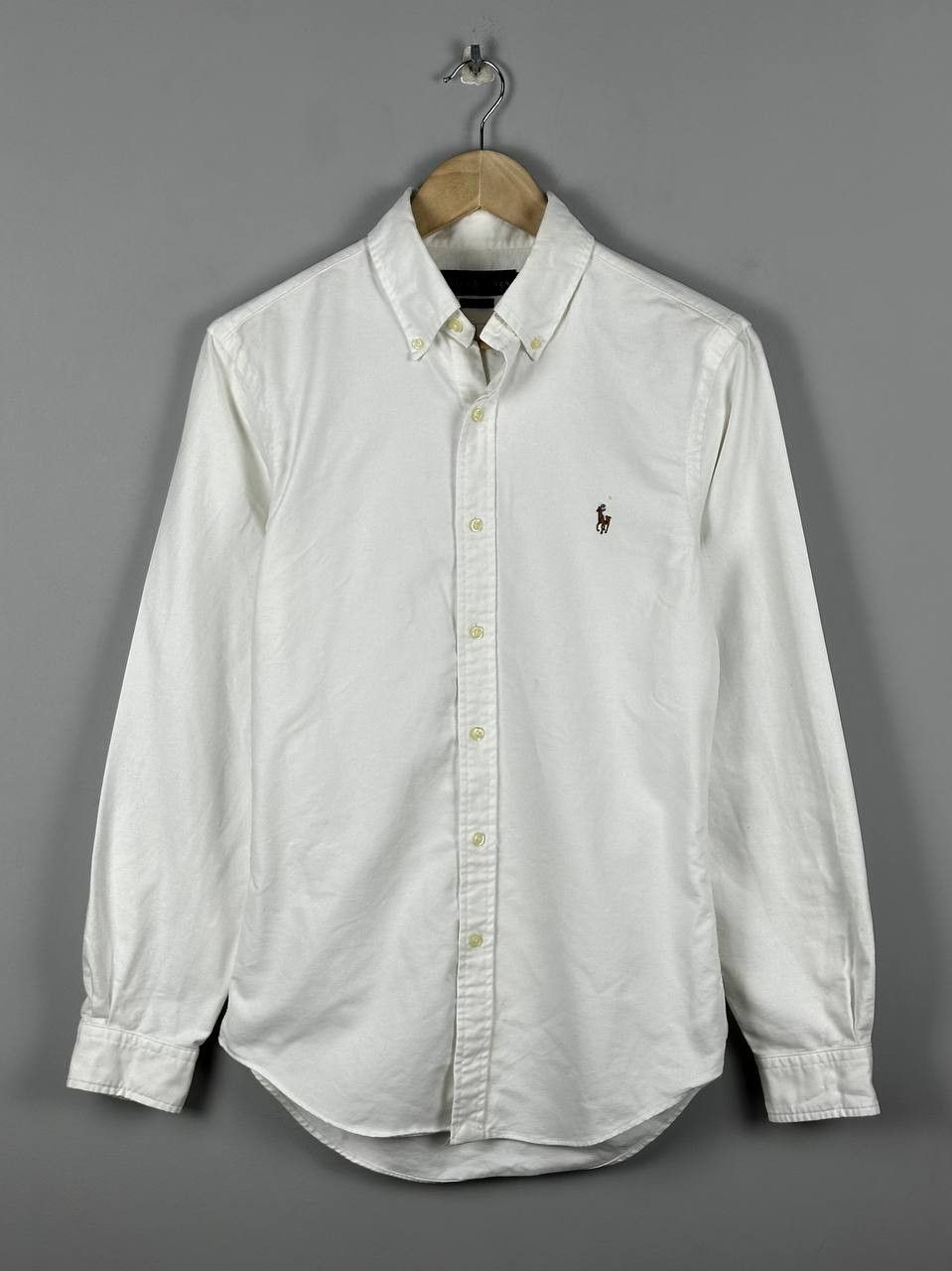 Polo Ralph Lauren Polo Ralph Lauren Luxury White Oxford Shirt Size US S / EU 44-46 / 1 - 1 Thumbnail