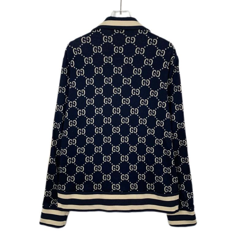 Gucci Gucci Blue logo old flower full print zipper jacket 2502-Ne Size US M / EU 48-50 / 2 - 2 Thumbnail