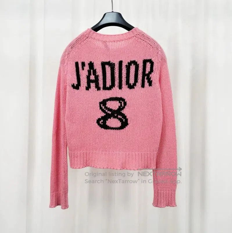 Dior Dior Pink Lettered Knit Sweater for Women . Size XS / US 0-2 / IT 36-38 - 1 Thumbnail