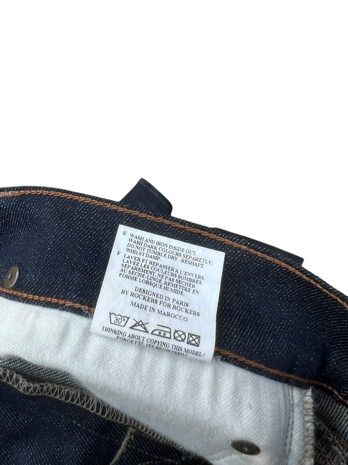 April 77 Vintage April 77 Joey Overdrive 1955 Waxed Denim Jeans Size US 30 / EU 46 - 24 Thumbnail