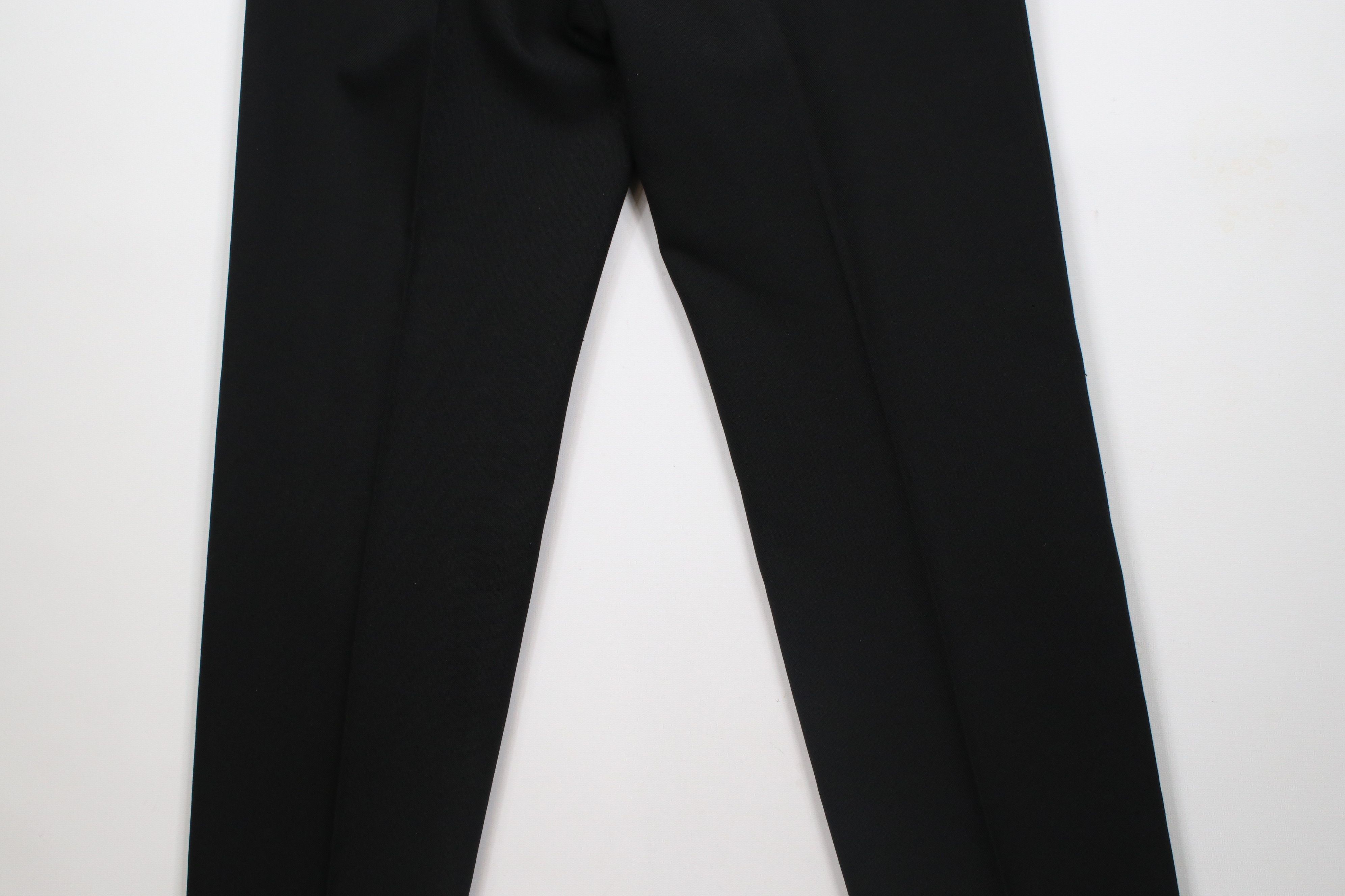 Vintage Vintage 70s Streetwear Flared Wide Leg Chino Pants Black Size US 33 - 14 Thumbnail
