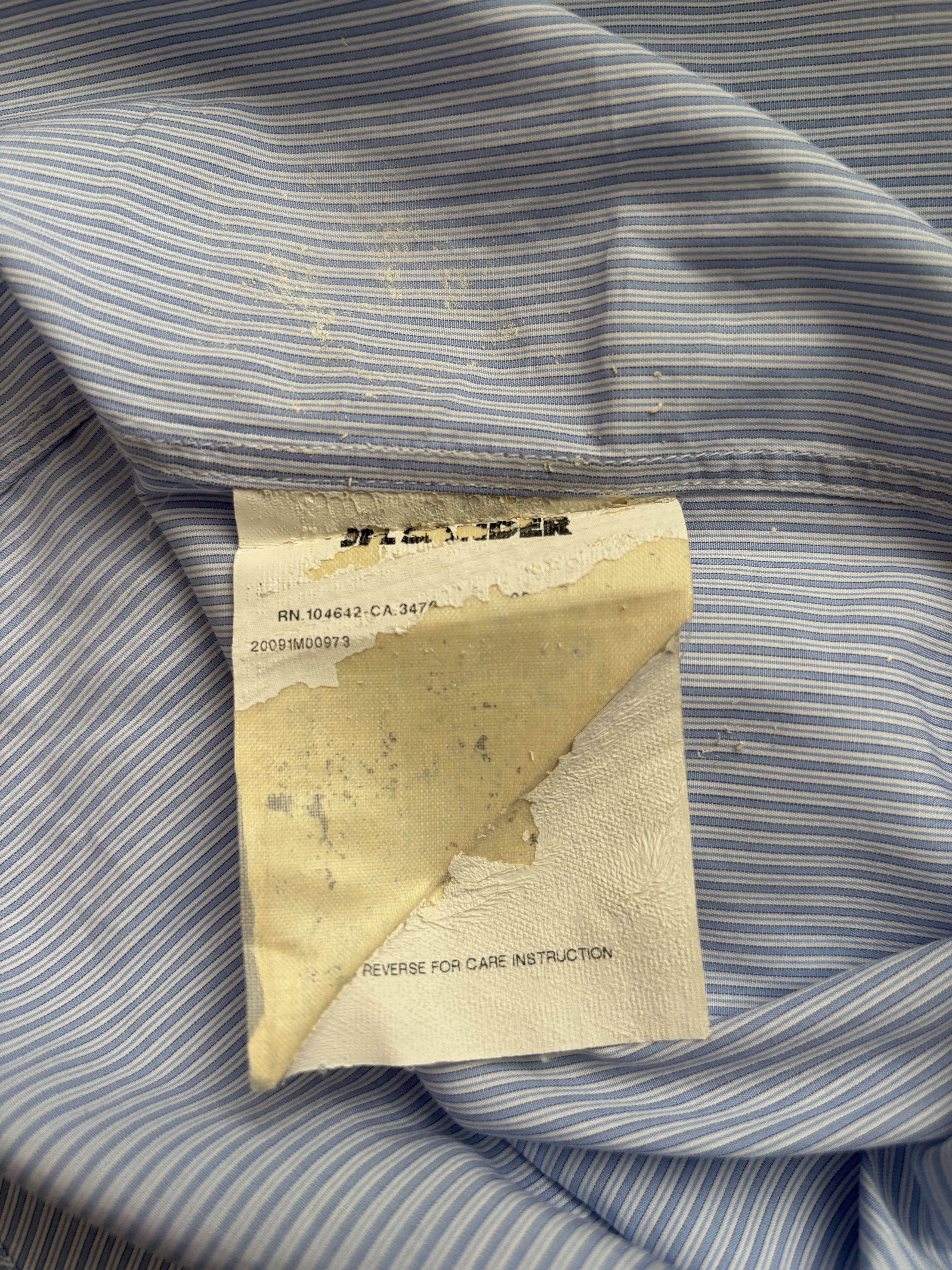 Jil Sander ⚡️QUICK SALE⚡️2009 Jil Sander Striped Button-up Shirt Size US S / EU 44-46 / 1 - 7 Thumbnail
