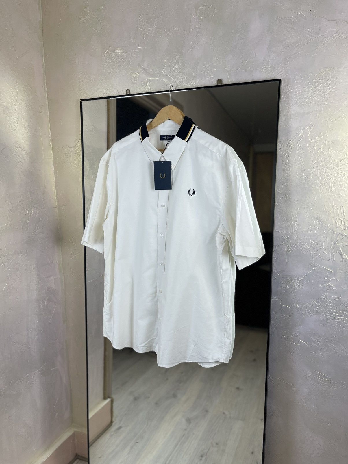 Fred Perry Fred Perry Oxford Shirt / Twin Tipped Bomber Collar Size US XXL / EU 58 / 5 - 1 Thumbnail