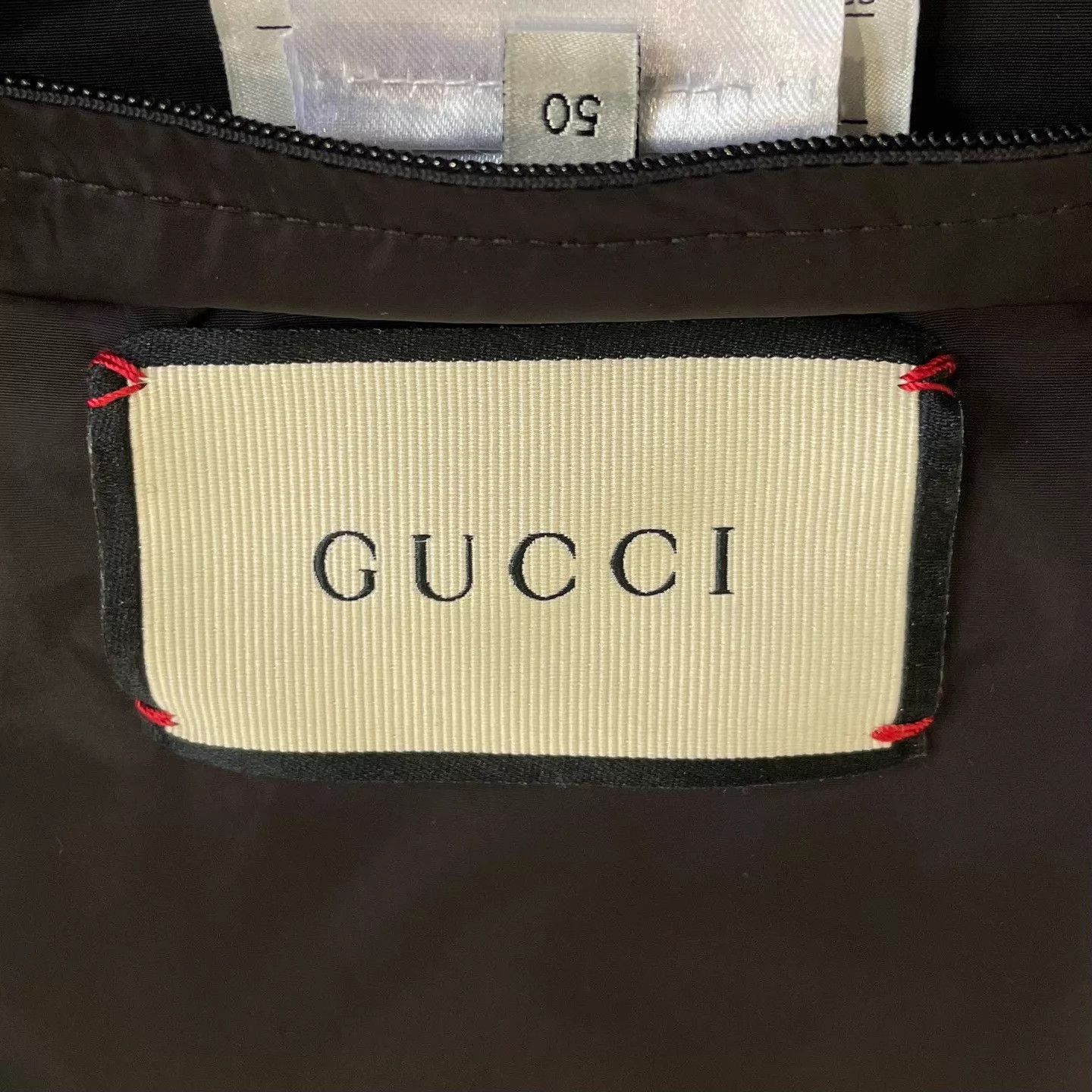 Gucci Gucci Silver Black Colorblock Full Print Down Jacket 50 Size US M / EU 48-50 / 2 - 5 Thumbnail