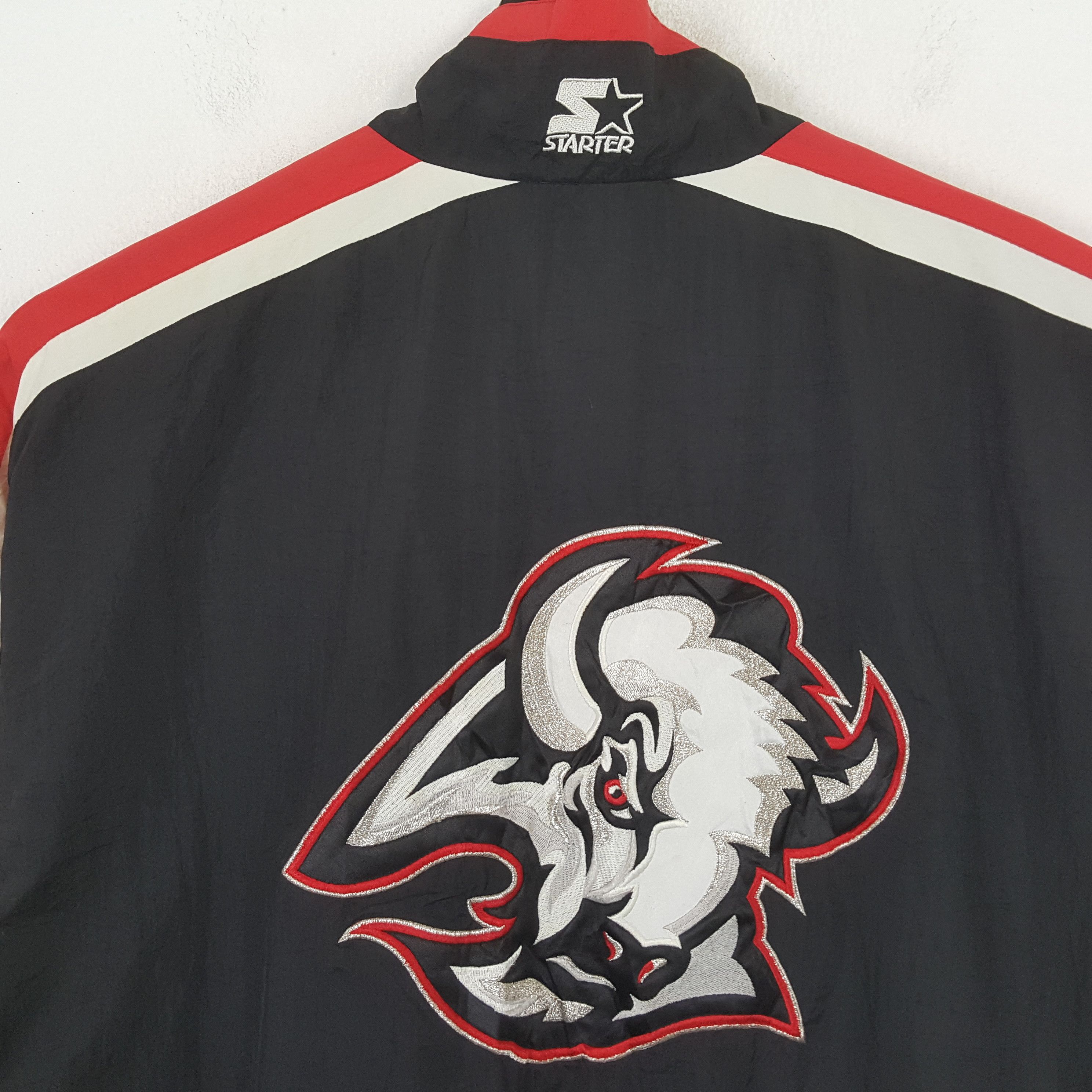 NHL × Starter × Vintage Buffalo Sabres Ice Hockey Team NHL Starter Jacket Size US XXL / EU 58 / 5 - 2 Thumbnail