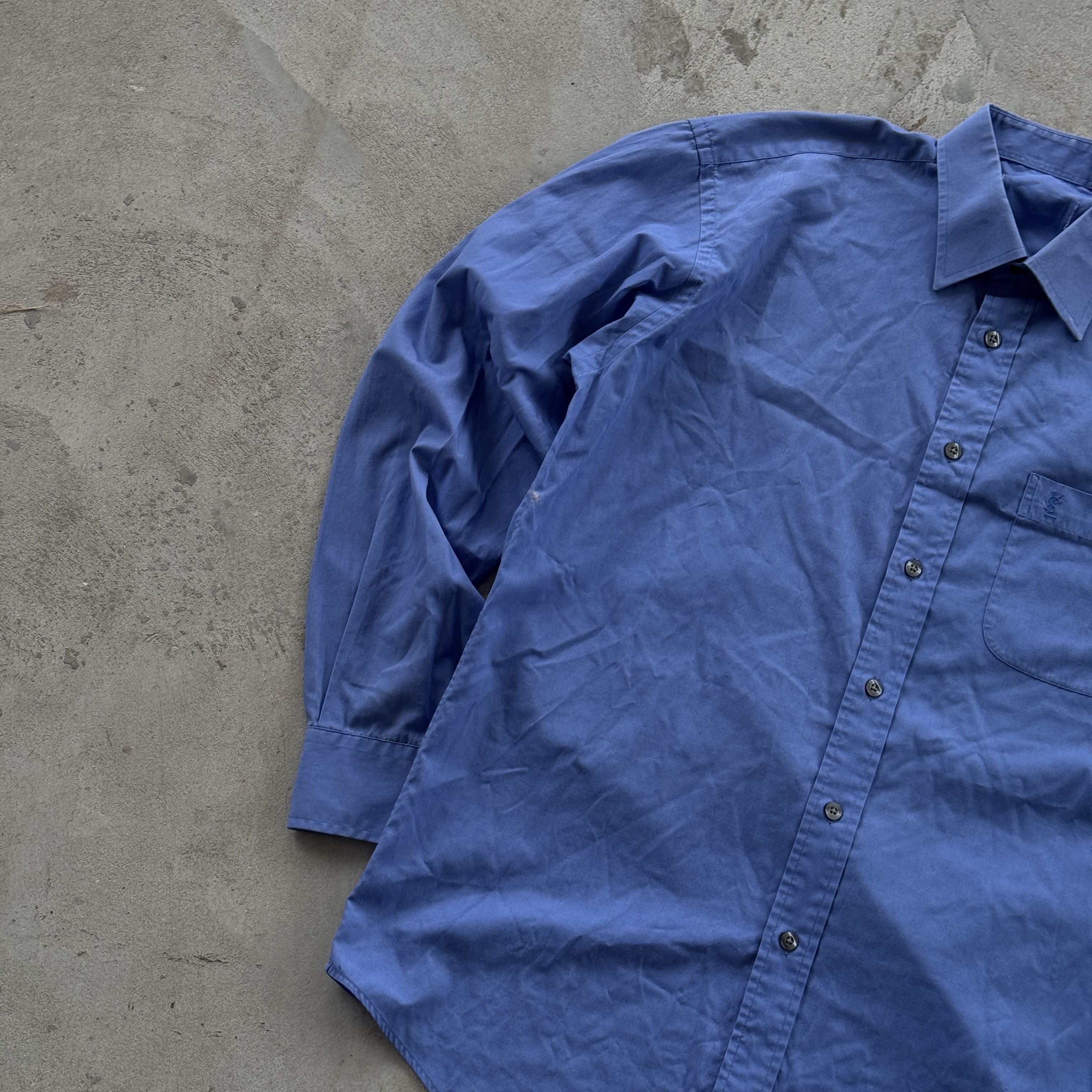 Yves Saint Laurent Vintage 90s Yves Saint Lauren Preppy Button Ups Shirt Y2K Size US M / EU 48-50 / 2 - 3 Thumbnail