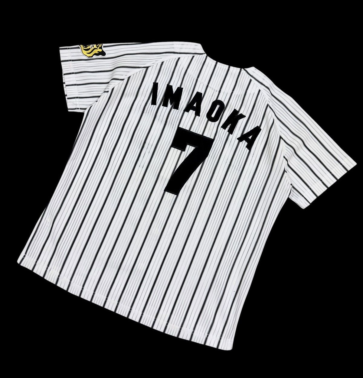Japanese Brand Vtg🔥90’s Hashin Tigers Baseball Jersey #7 IMAOKA Size US S / EU 44-46 / 1 - 9 Thumbnail