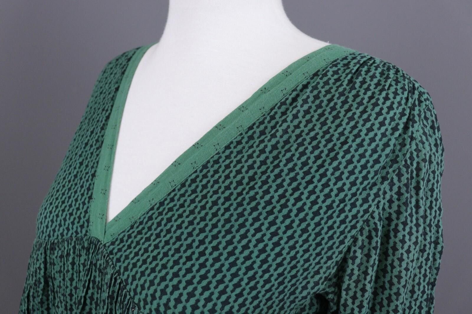 Wilkes Bashford BA&SH Tanja Green Lagenlook Relaxed Dress Size 0 / XS Size XS / US 0-2 / IT 36-38 - 7 Thumbnail