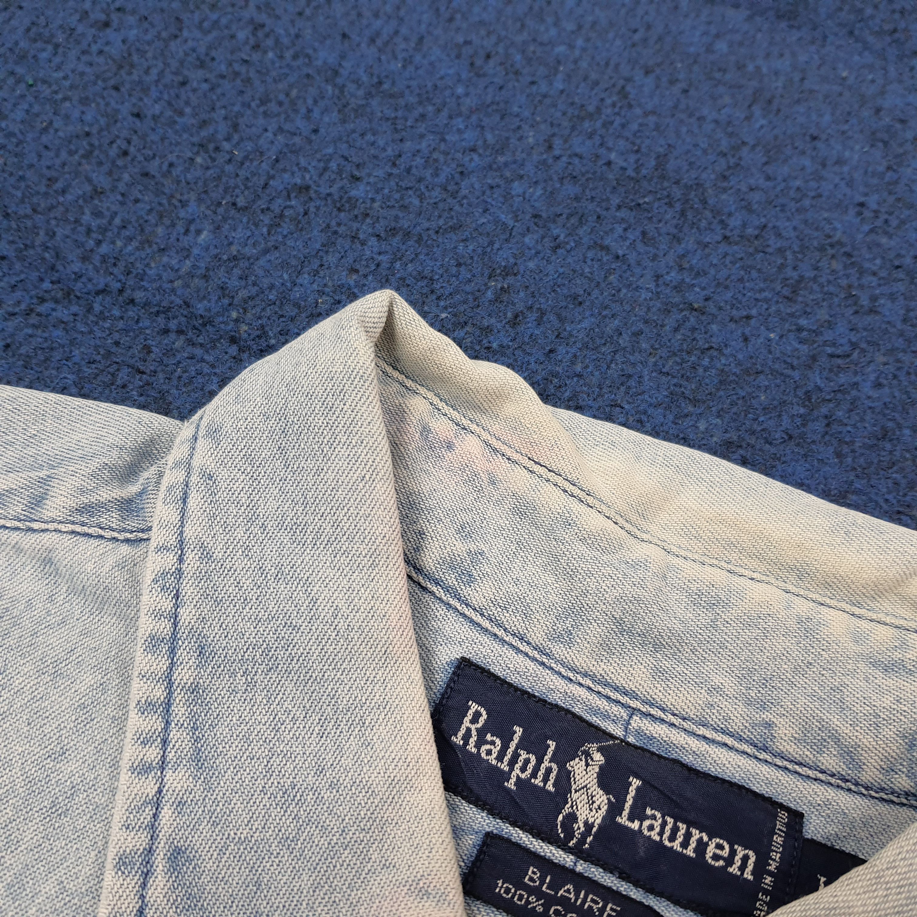 Ralph Lauren Vintage Ralph Lauren Denim Button Up Shirt C267N27 Size US XL / EU 56 / 4 - 12 Thumbnail