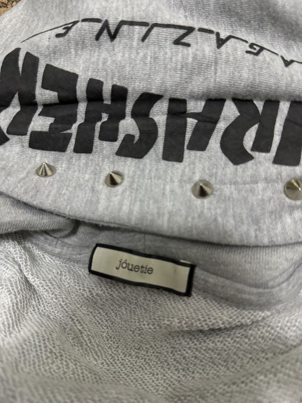 Thrasher Jouetie x Thrasher magazine studded zipper hoodie Size US M / EU 48-50 / 2 - 7 Thumbnail