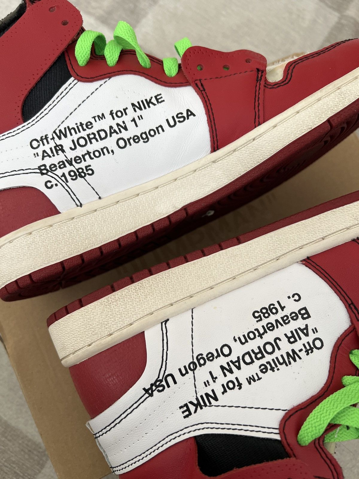 Jordan Brand × Off-White Jordan 1 x off white chicago Size US 8.5 / EU 41-42 - 6 Thumbnail