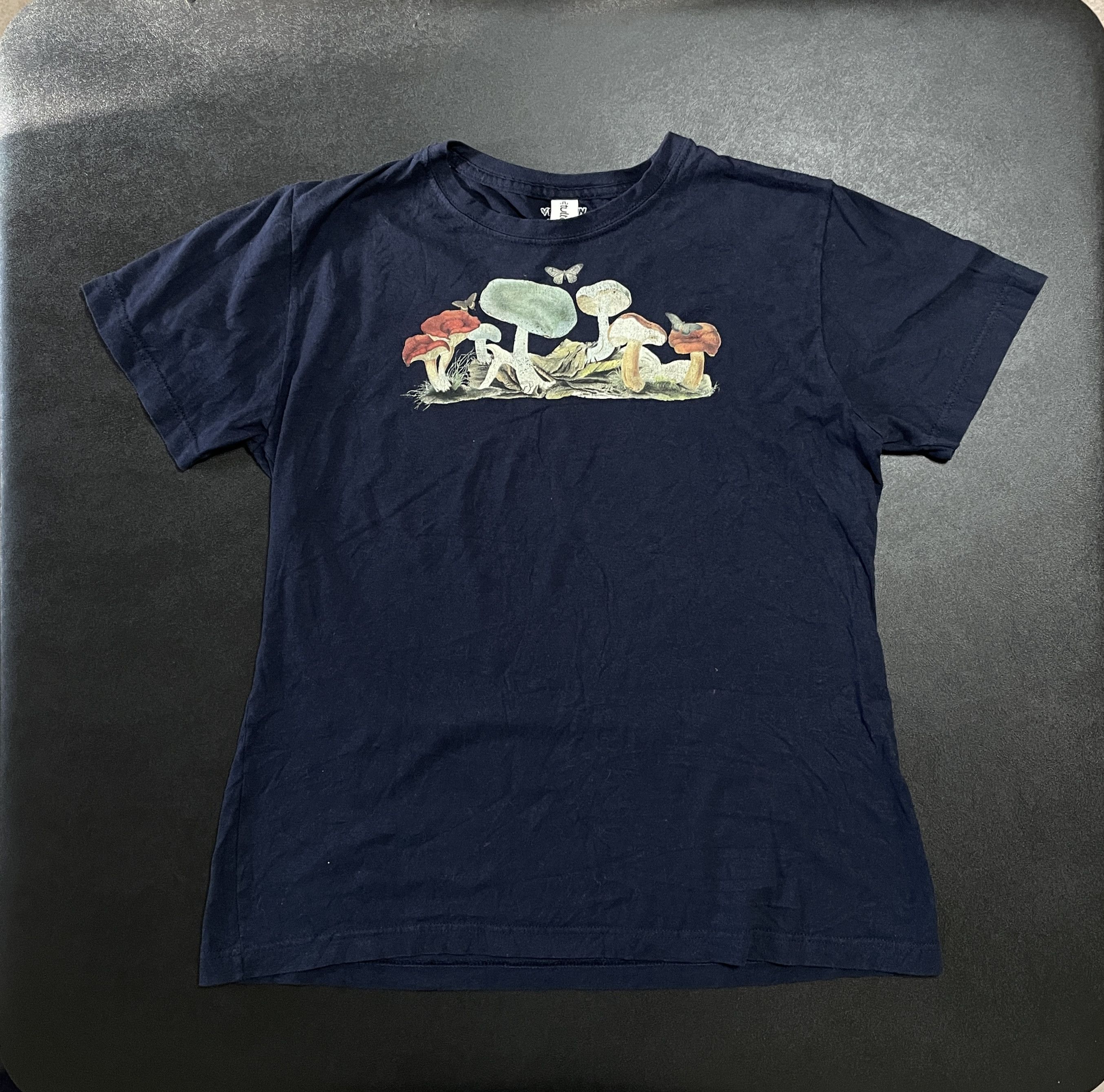 Other Women's Mushroom & Butterflies Tee Large Blue Size L / US 10 / IT 46 - 1 Thumbnail