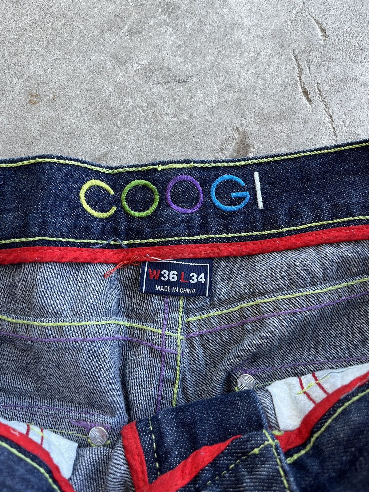 Coogi Vintage 1990s Coogi Embroidered Pocket Jeans (unisex) Size US 36 / EU 52 - 16 Thumbnail