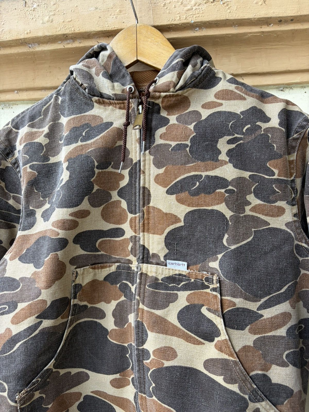 Carhartt VINTAGE 80’s CARHARTT ACTIVE JR123 CAMO JACKET BAPE LOOKS Size US S / EU 44-46 / 1 - 10 Thumbnail